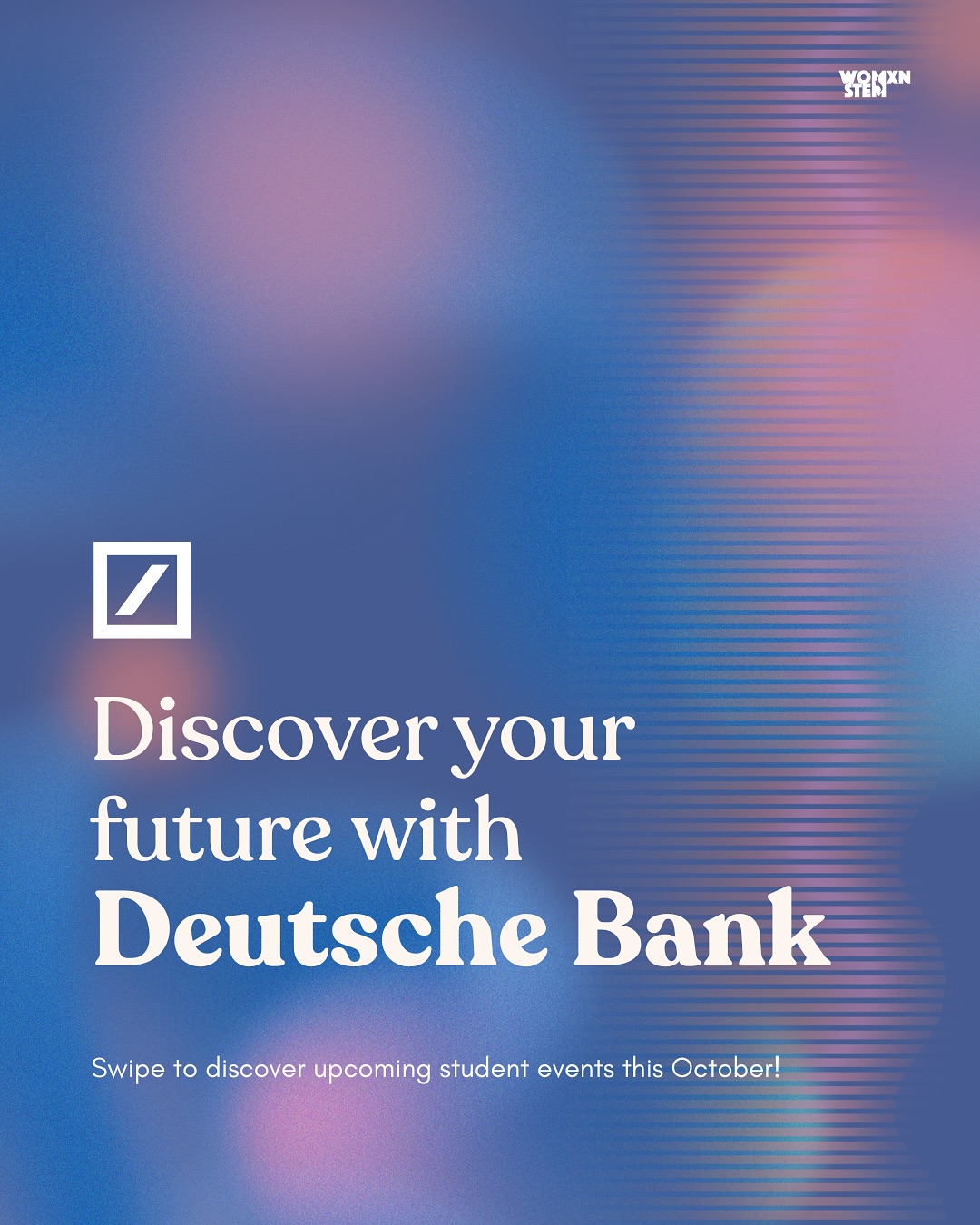 📣 Clear your calendars — Deutsche Bank’s October events are here!
✨ Join a series of exclusive insight events, masterclasses, and networking sessions designed to help you explore the world of finance, technology, and innovation.
💼 Whether you’re interested in risk management, consulting, corporate banking, or technology, this is your chance to learn from industry experts and discover the pathways to shape your future.
⚡️ Limited spots are available — don’t miss out!
Apply now using the link in bio or visit www.careers.db.com to learn more.