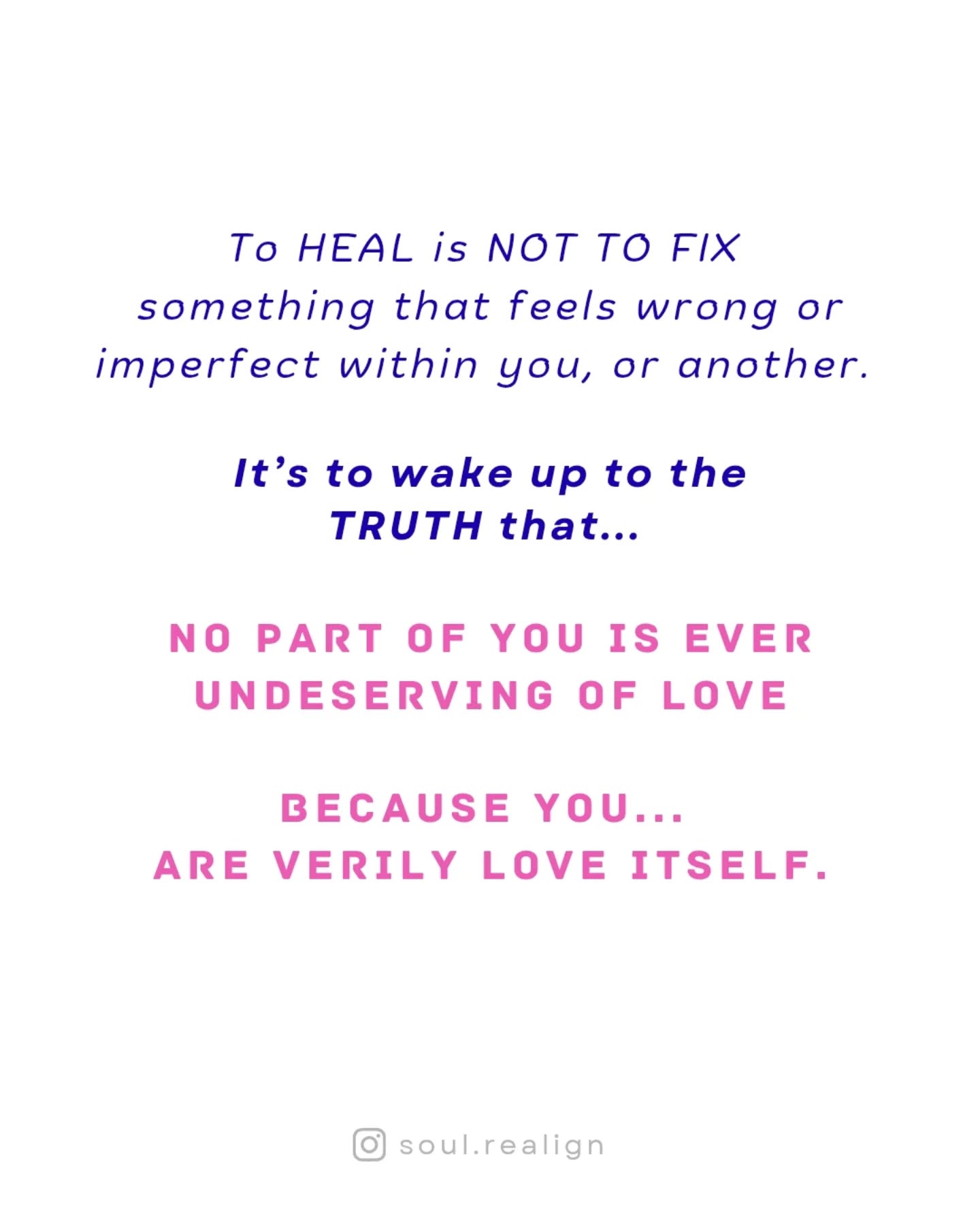 Every moment is either an Expression of Love or a Call back to it. 🩷
Through Love, every moment is whole ❤️
& an opportunity to create a life of authenticity & alignment. ✨
🌸 Soul-Aligned Integrative Therapy is here to gently guide you in your journey.
🌿 Limited spots available.
💌 DM to know more.
And share this with someone who needs to hear this today. 💫
#innerwellbeing #soulrealign #healingjourney #soulgrowth #loveiseverything