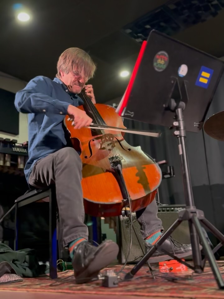 A captivating performance by Tim Daisy’s Vox 3 @beaverstreettheatre Thanks for an amazing evening of music and listening!