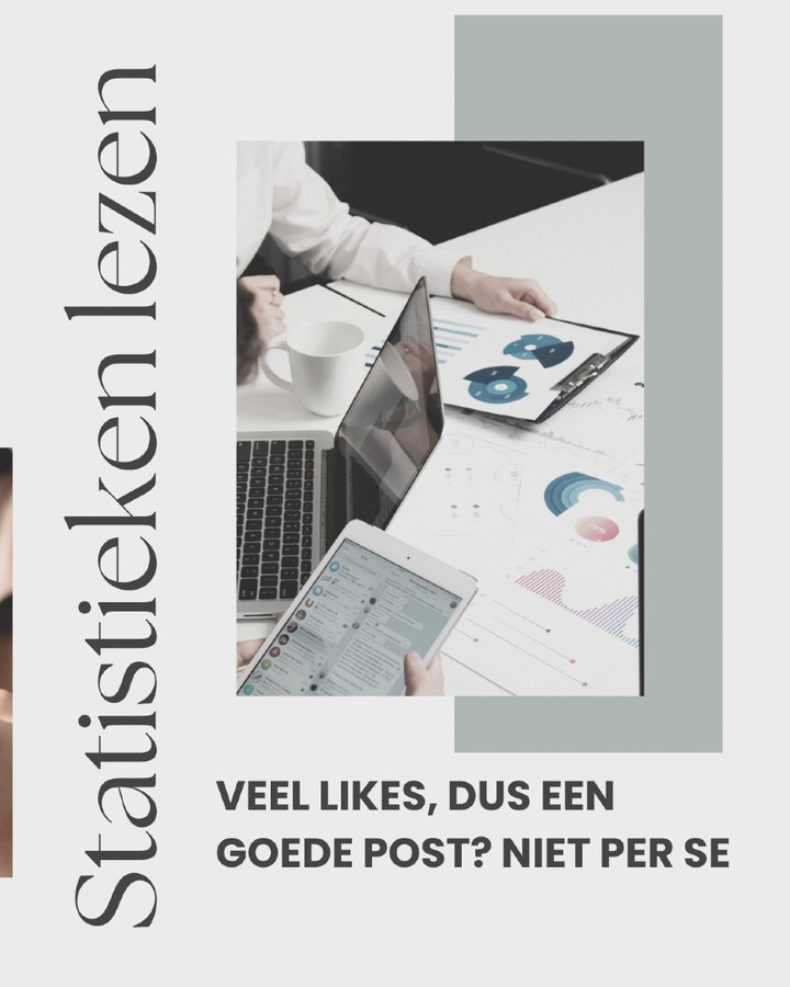 Statistieken lezen: kijk verder dan likes
Een post met 100 likes lijkt goed te presteren, maar is dat écht zo?
🔍 Dit zijn de cijfers die ertoe doen:
- Saves (opslaan): laat zien dat je post waardevol is
- Shares (delen): signaal dat je post de moeite waard is voor anderen
- Profile visits: je content wekt interesse in je merk
- Website clicks: meet direct of je post tot actie leidt
📊 Tip: Check je social media-statistieken minstens 1x per week. Kijk naar welke formats en tijden het beste presteren, en optimaliseer daarop.
Want meten = weten = groeien.
#SocialMediaAnalyse #KPI #DataDrivenContent