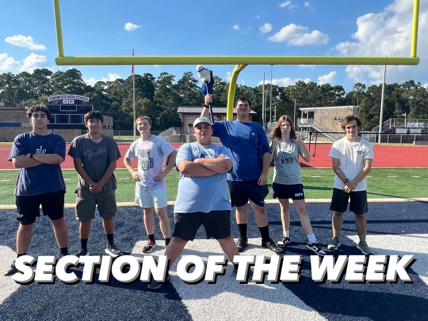 CONGRATULATIONS to the @km4b_tubas for winning Section of the week!!