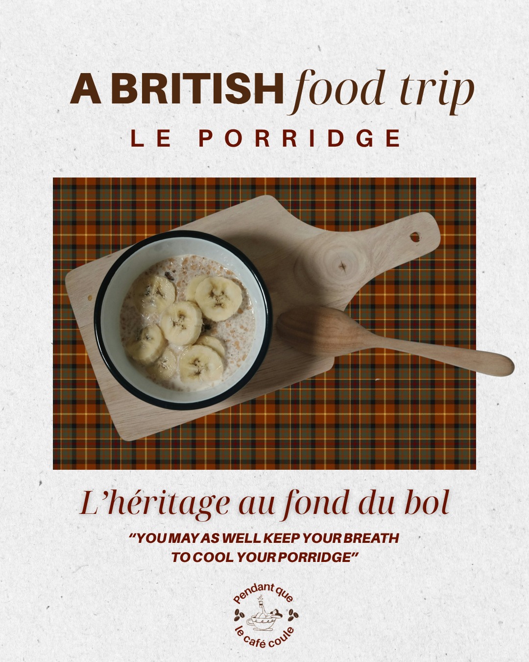 🇬🇧 𝐀 𝐁𝐑𝐈𝐓𝐈𝐒𝐇 𝐅𝐎𝐎𝐃 𝐓𝐑𝐈𝐏
🍂 Cet automne, direction le Royaume-Uni, pour une nouvelle série de podcasts
autour de la gastronomie britannique !