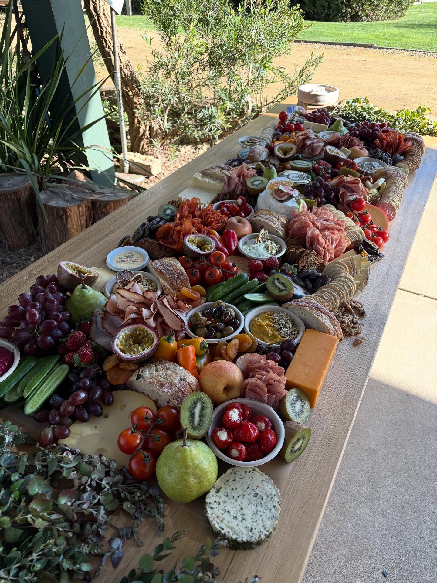 1.5M Grazing Table - Flat lay
.
.
.
.
.
@logcabinranch
#weddings #logcabinranch #grazingforweddings #weddingcatering #grazingtablesandcheeseboards #cheeseforweddings #weddingday #monbulkweddings #emeraldweddingring #emeraldweddings #weddingstationery #photograpy #gippslandfreshwholesale