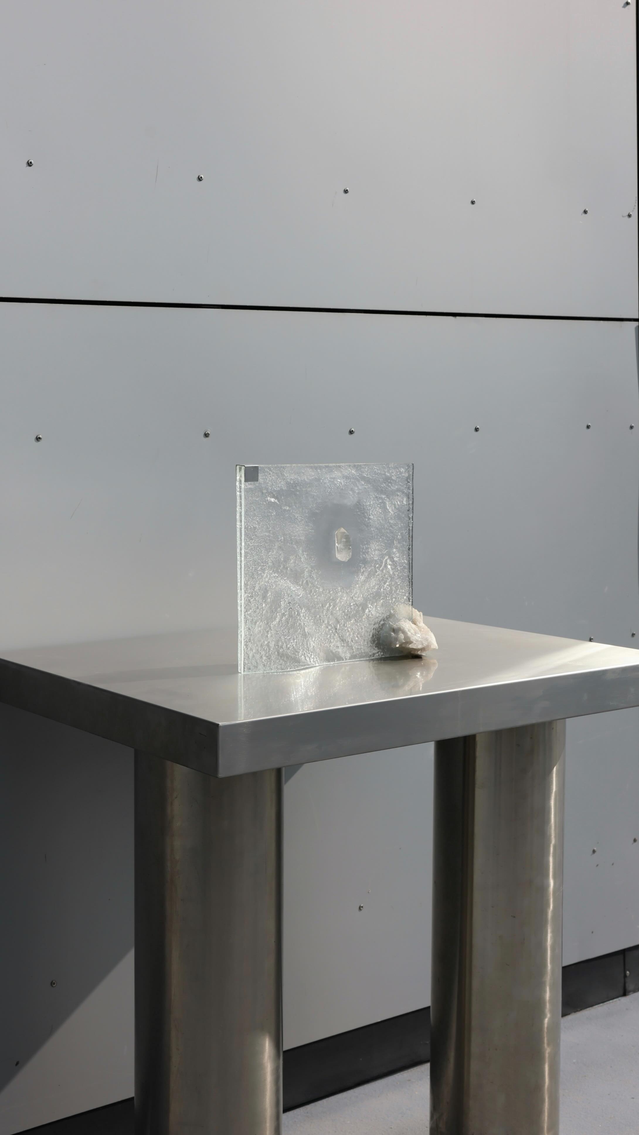 “Frozen in Time” is now officially launched.
My first collectible sculpture, a table object that explores time as the unseen force shaping both the Earth and ourselves.
Building on my first collection, Formed by Heat and Pressure, this piece completes the story by adding time the quiet force behind all change. Two textured glass plates, like tectonic plates, hold a quartz crystal gently suspended in a clear pocket. Quartz, often used in watches, connects nature’s rhythm with human precision.
Just as crystals grow under pressure over millions of years, we too are shaped by time and experience. Frozen in Time is a reminder that real growth in nature and in life always takes time.
Only 50 pieces will be made.
Pre-order yours now via the link in my bio.