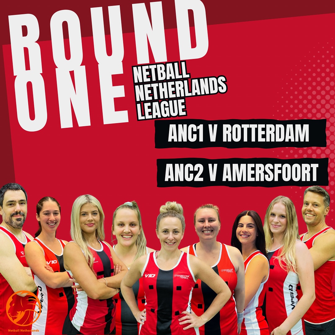 Round One of the @netballnetherlands National League this weekend. Congrats to ANC1 and @amersfoortnetballclub for their wins 👏👏👏 A great weekend of netball for everyone - particularly with Netball Netherlands also running their C Badge Umpiring Course for 20 new umpires!! 💪🏐 So many volunteers make this League happen, so be sure to thank the wonderful board members who make it all happen ❤️❤️❤️