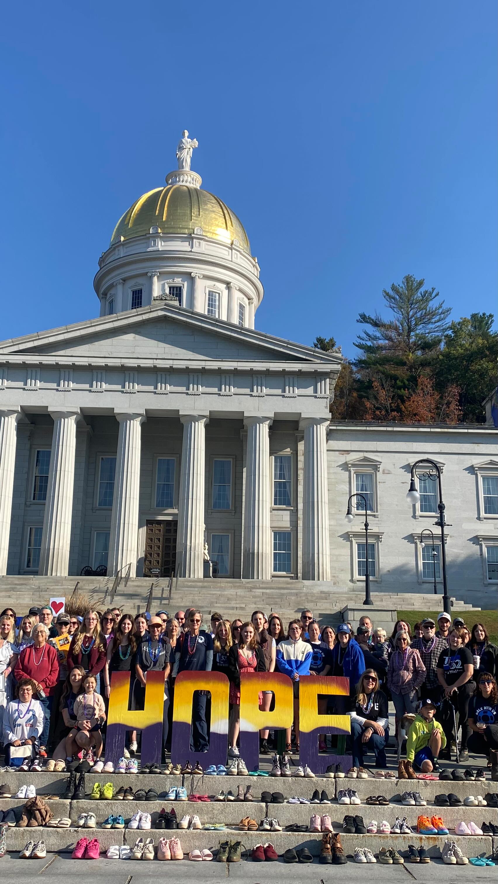 Central Vermont Out of the Darkness walk for Suicide Prevention in Montpelier, VT, our beautiful capital. With the American Foundation for Suicide Prevention (AFSP).
