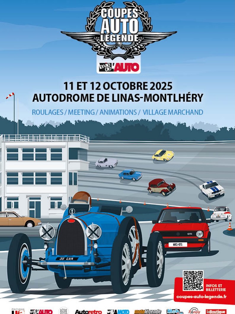 Retrouvez nous ce wkd sur le stand CCC juste au bord de la pré-grille aux @coupesautolegende 2025 by @editionslva sur le mythique autodrome de Linas Montlhery de @utaccompany 🔥😎
#Passion #Evenement #Inoubliable #Experience #ConduisezLesVoitures
#JoinTheClub #DriveTheCars
#ClassicCars #DrivteVintage #Lifestyle #EnjoyYourRide #RoadTrip #RejoignezLeClub #ConduisezLesVoitures