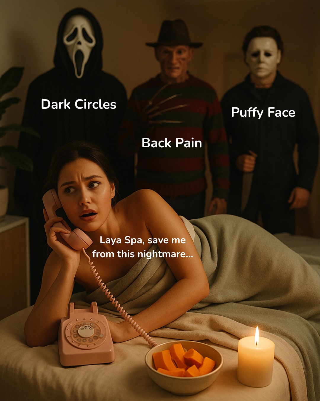 When your self-care session is so good, even the monsters don’t dare disturb you…
Book your cozy escape at Laya Spa and Yoga ✨