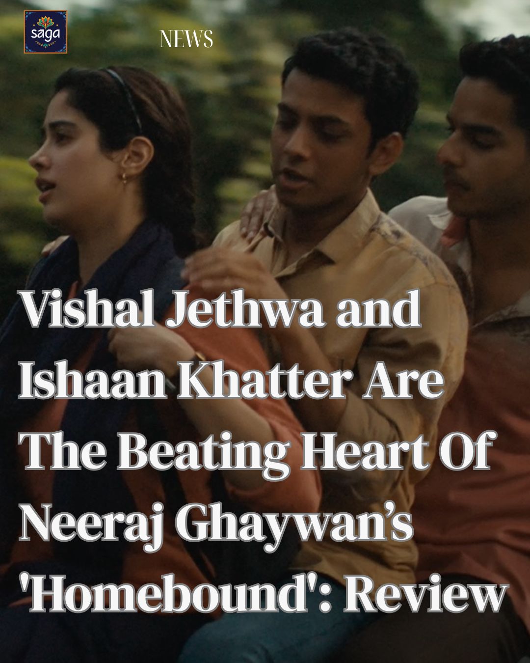 Vishal Jethwa and Ishaan Khatter Are The Beating Heart Of Neeraj Ghaywan’s 'Homebound': Our film critic @avivekr reviews ‘Homebound’.
Neeraj Ghaywaan’s 'Homebound' does not merely tell a story; it forces us to confront our own privilege.
Ghaywaan speaks from the heart. '’Homebound'' is a blow to the gut. It is a hard-hitting reality rendered with devastating clarity, refusing to let us look away.
The film essentially belongs to Vishal Jethwa and Ishaan Khatter, who inhabit Chandan and Shoaib with raw, unflinching honesty. Their performances are the film’s beating heart. Janhvi Kapoor gives Sudha a believable presence who complements the friendship trio.
At its core, ‘Homebound’ is the story of friendship and survival.
Read the full review on www.sagatimes.com.au #homebound #ishaankhatter #janhvikapoor #vishaljethwa