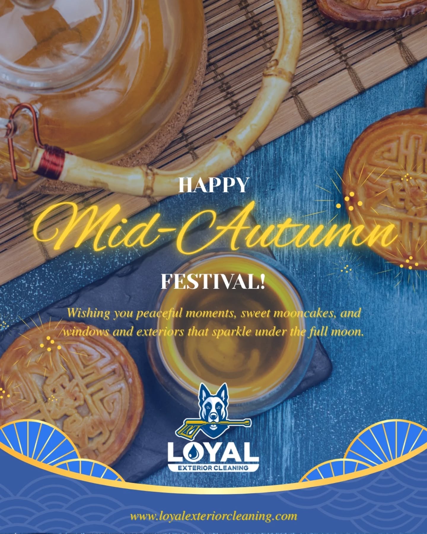 Wishing you joyful & peaceful moments, sweet mooncakes, and sparkling views under the full moon. 🌕✨
💛 Happy Mid-Autumn Festival from Loyal Exterior Cleaning!
🎃 Thinking ahead for the Halloween & holidays? 🎄 Now’s the perfect time to book your Holiday Lights Installation, and yes, we offer FREE design consultations!
📞 714-831-7146
📲 FREE ESTIMATE | Call us today!
🧼 Our Professional Services:
🏢 Window Cleaning | Pressure Washing | Building Washing | House Washing
☀️ Roof Cleaning | Gutter Cleaning | Solar Panel Cleaning
🪟 Screen Repair & Replacement | Glass Restoration
🎄 Holiday Lights Installation (Free Design Consultation)
☎️ Calling us is the FASTEST way to reach us, and we’ll gladly give you a FREE, no-hassle quote! 🙌
✅ Licensed • Insured • Safety-Certified
🌐 Website link in bio
#loyalexteriorcleaning #pressurewashing #windowcleaning #roofcleaning #solarcleaning #softwashing #windowscreen #powerwashing #cleaningservices #buildingwash #christmaslights #residentialcleaning #commercialbuilding #luxuryhomes #socalrealestate #cleaningcompany #socal #losangeles #orangecountyca #socalhomes #propertymanagement #realestate #propertymanagers #realtor #exteriorcleaning