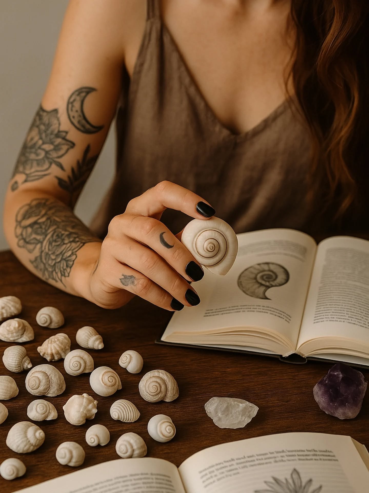 In a reading, shells mirror your subconscious. They reveal what’s moving beneath the surface — the truth you can feel but can’t yet name 🌊
The shells always know before you do, revealing what your intuition has been trying to say all along.
Each curve, each spiral, carries centuries of oceanic memory, a map of your emotional tides. Shell reading isn’t about prediction, it’s about reflection. It helps you see what’s rising, what’s shifting and what’s ready to be released.
🐚 Ready to learn more about yourself through a shell?
Book a shell reading at www.xeniaonearth.com.au