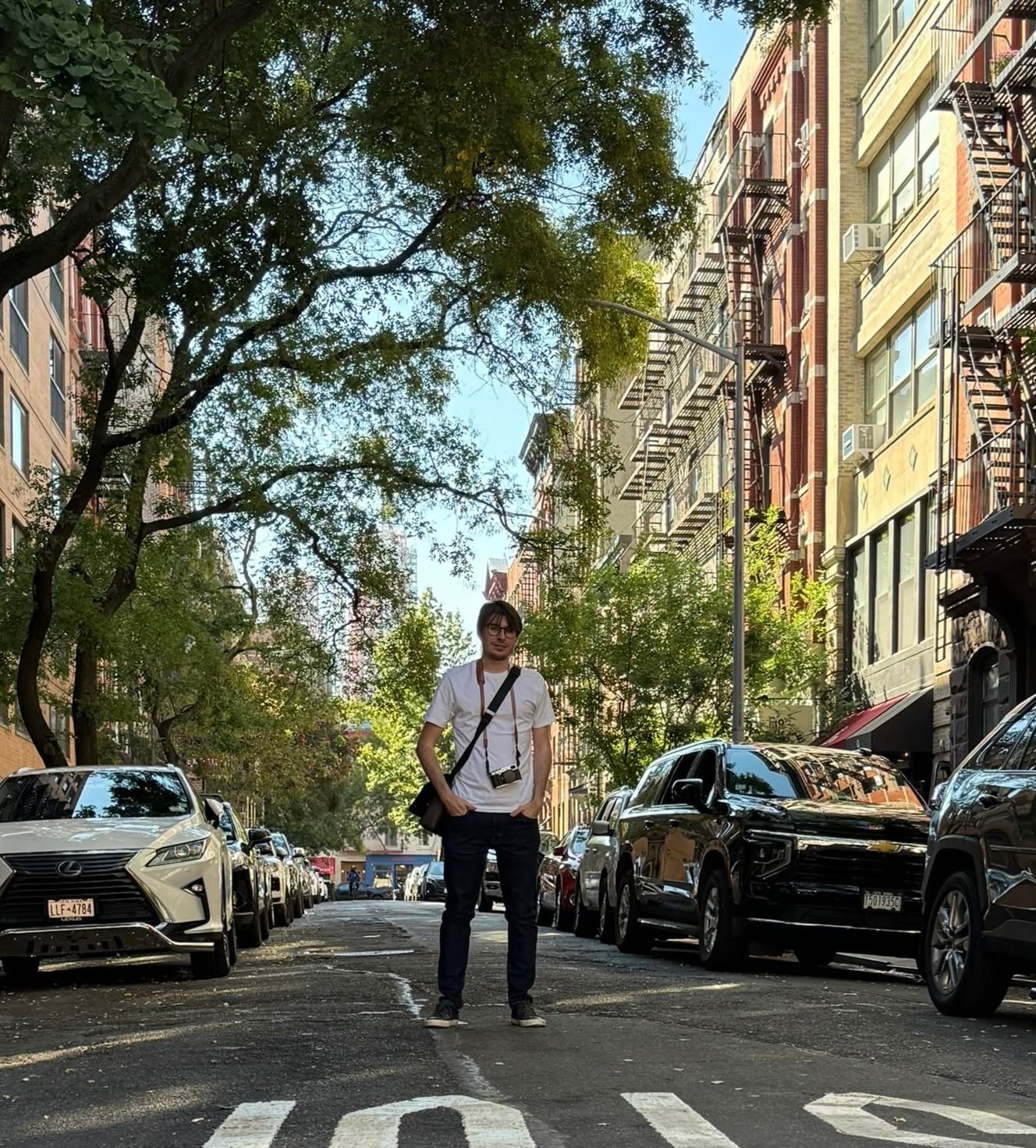 Had a nice short getaway to New York City over the weekend!
Heres a photo of me at the same spot where the cover photo for "The Freewheelin Bob Dylan" was taken in Greenwich Village
Back at it this weekend though playing at Beer Blues Festival in Devon on the 11th and "The Blues Summit" a tribute to BB King in Bromely on the 12th with Oli Macdonald, Alan Glen, Lucy Piper and Brent Cundall.
Hope to see you at one of the shows!