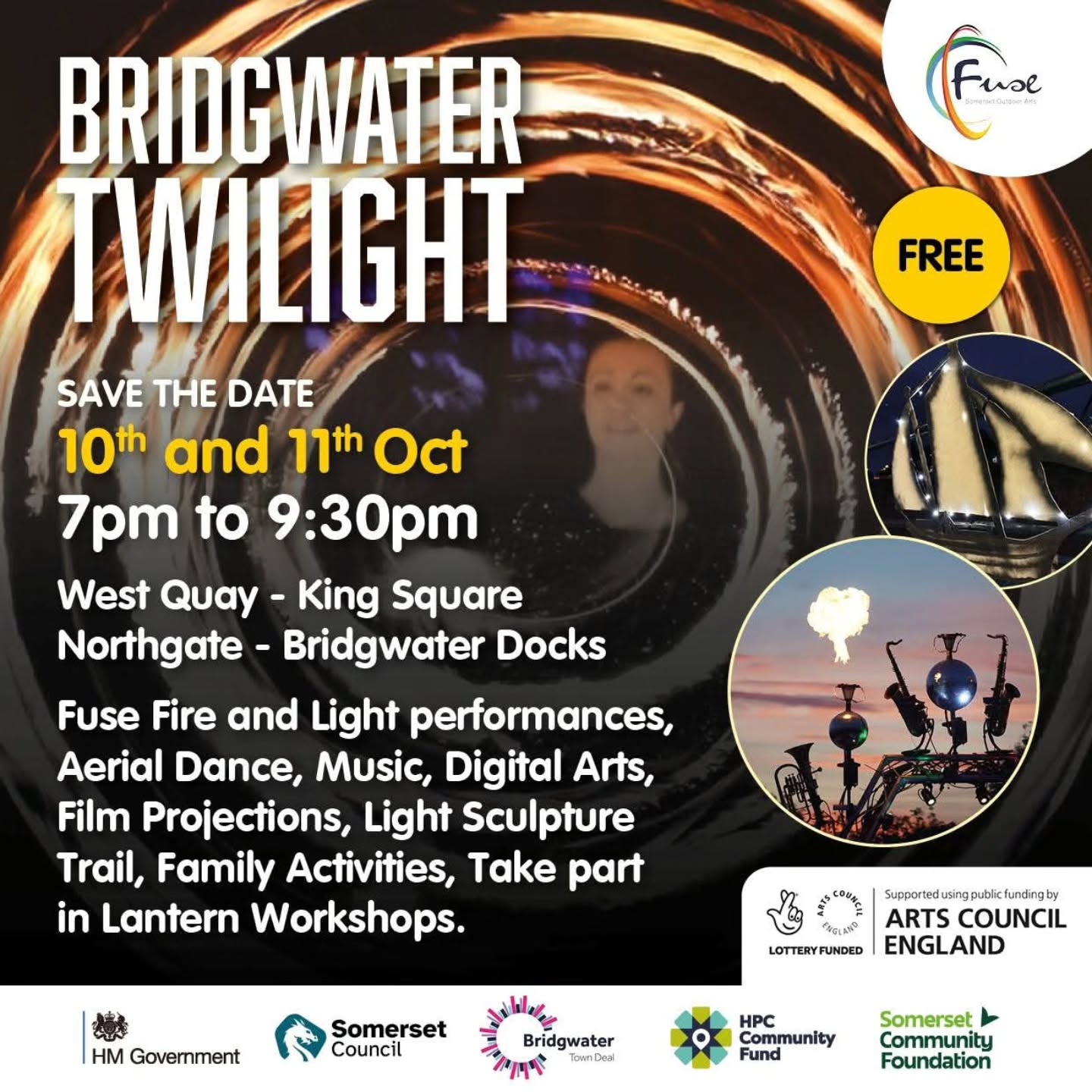 🎉 We’re proud to be part of the Bridgwater Twilight Celebrations this weekend!
What better way to celebrate our wonderful Bridgwater community than with a vibrant market packed with incredible local, independent businesses and mouth-watering street food?
📍 Bridgwater Docks
🗓 Friday 10th & Saturday 11th October
🕔 5:00 PM – 9:00 PM
✨ Street Food Highlights
🔥 Grill Hut – Bringing people together over freshly grilled dishes cooked the proper way – over real charcoal.
🇬🇷 John the Greek – Sharing passion and love with every glorious gourmet Greek souvlaki.
🇹🇭 Pops Thai’d Kitchen – Award-winning Thai street food that’s bursting with flavour.
🍕 Maestro’s Pizza – Authentic, delicious pizza from the Pizza Chef of the Year Finalist 2023!
🇹🇷 Turkish Flavours – Aromatic and irresistible dishes inspired by the tastes of Turkey.
🇮🇳 Taste of Punjab – Saturday night only! Enjoy the vibrant spices of authentic Punjabi street food.
Come down, soak up the atmosphere, and celebrate everything that makes Bridgwater shine ✨
