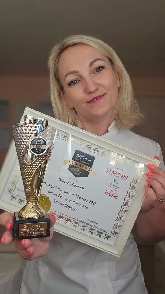 ✨ I’m back from my holidays – recharged, refreshed, and full of energy to look after my lovely clients again! 💆♀️💖
Coming home to this beautiful surprise made my heart so full – my stunning trophies for Gold Winner – Massage Therapist of the Year 2025 🏆✨
So proud of this achievement and so grateful for all the support that brought me here. 💛
#HealingHands
#TatjanaSenkova
#SelfCare
#thankyou
#newburyberkshire
@britishbeautyawards