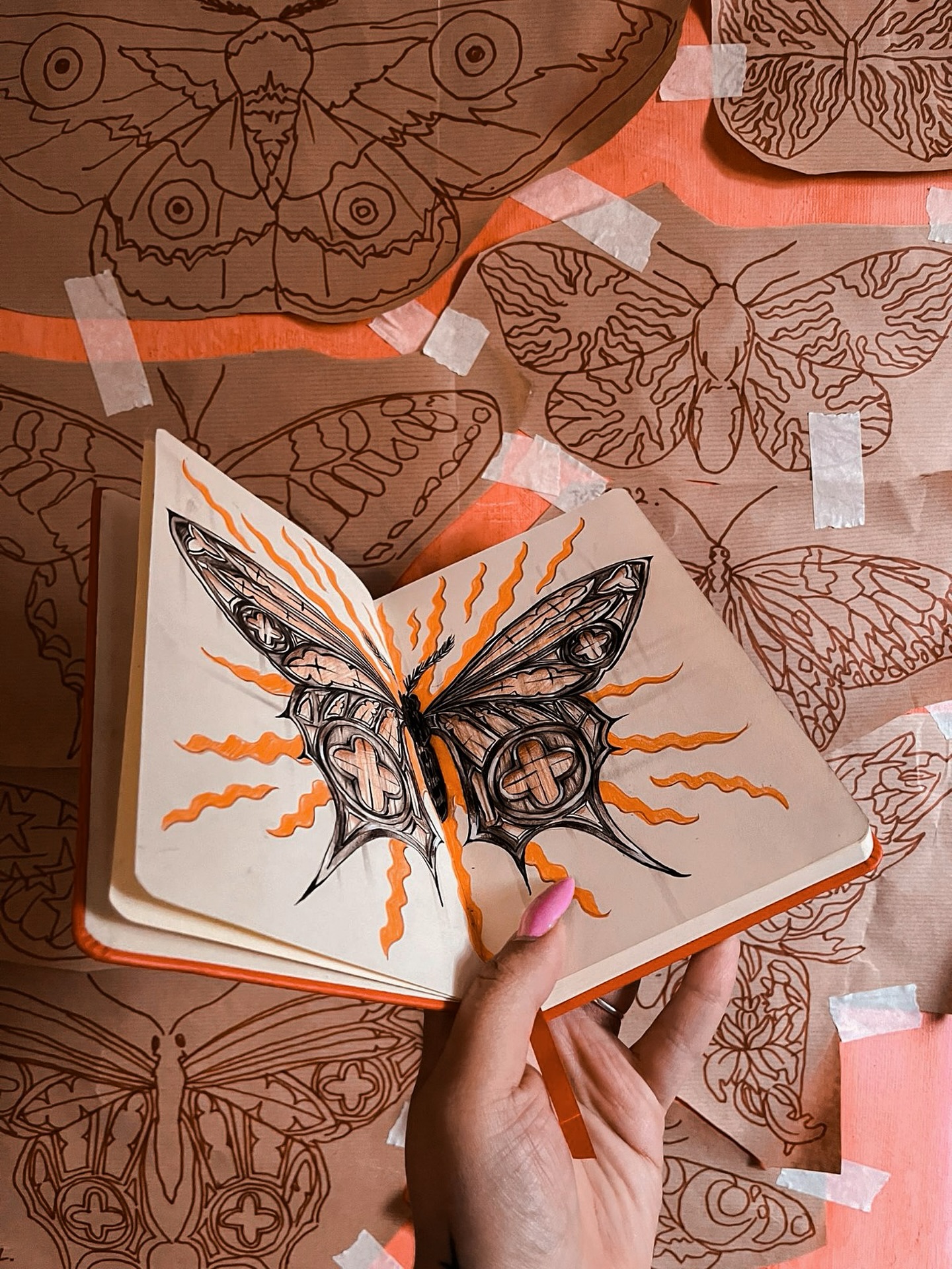 🦋 Psychés : Recherches et maquette 🦋