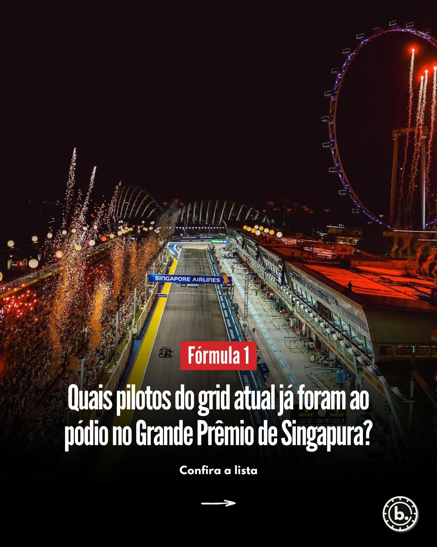 E hoje, quem será que subirá ao pódio no GP de Singapura?👀 #singaporegp #f1 #f12025 #formula1 #corrida #automobilismo #explorar #marinabay