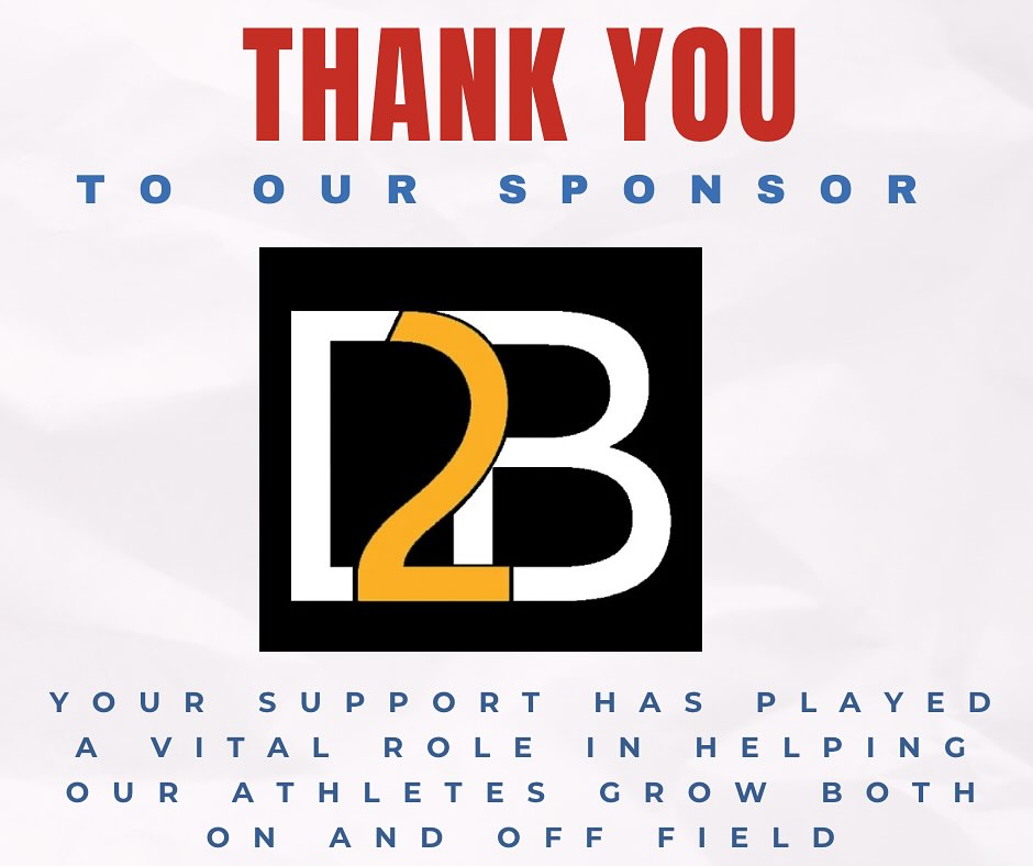 A huge thank you for D2B Athletics’ sponsorship of our Aces Baseball Organization! We greatly appreciate your support this season and couldn’t do it without partners like you.