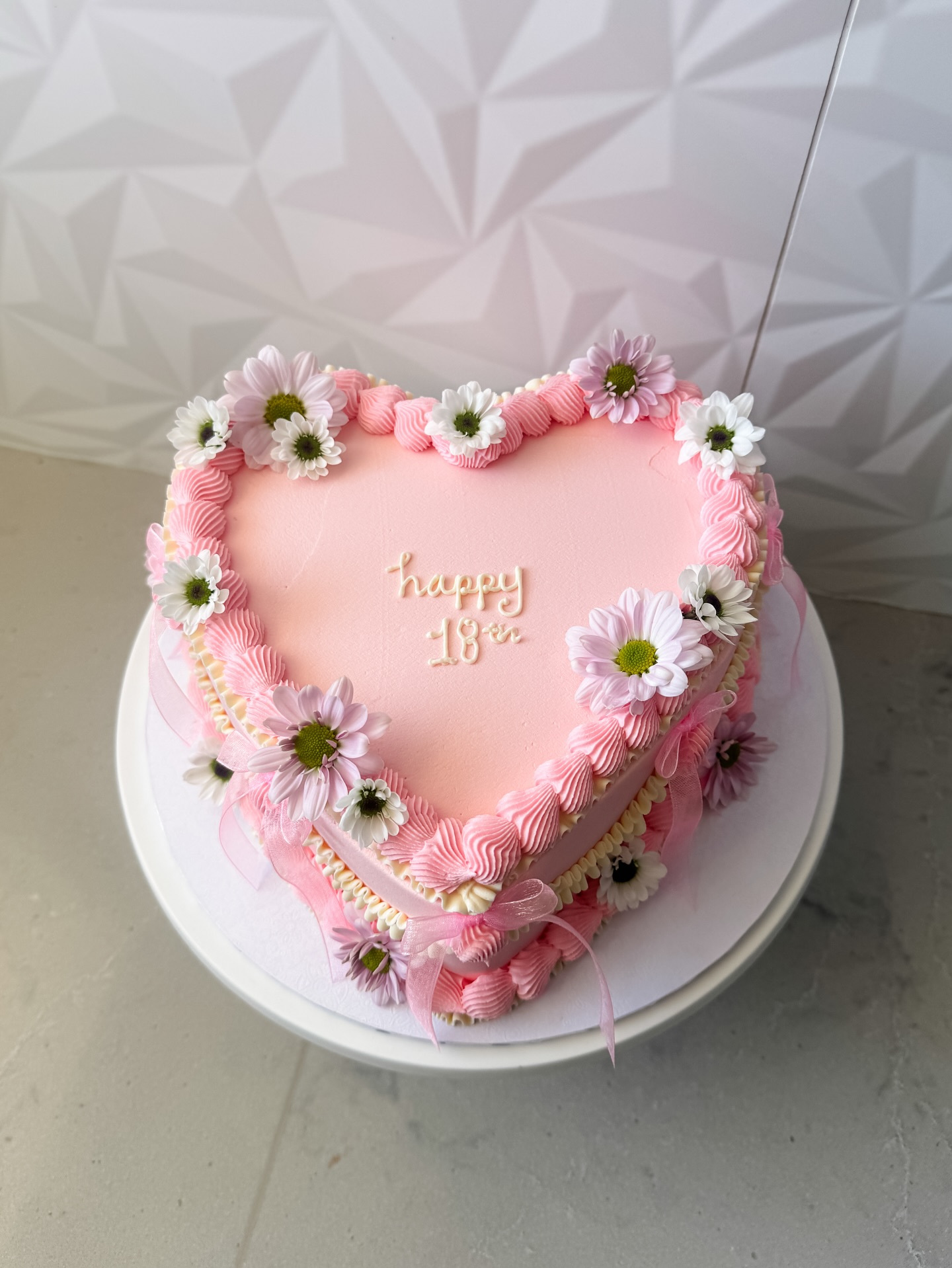 When the client gives you free reign with a brief of pink, floral and pretty ๐
#vintagecake #prettycake #manawatu #palmerstonnorth #cakestagram #instacake #pinkcake #heartcake