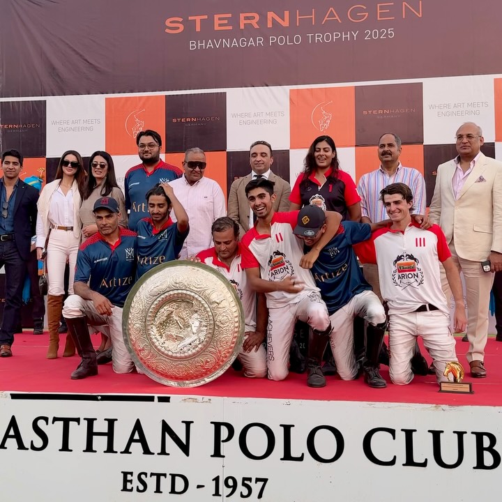 Sweet Victorious Moment from the finals of Bhavnagar Polo Trophy 🏆
📸 @penera__