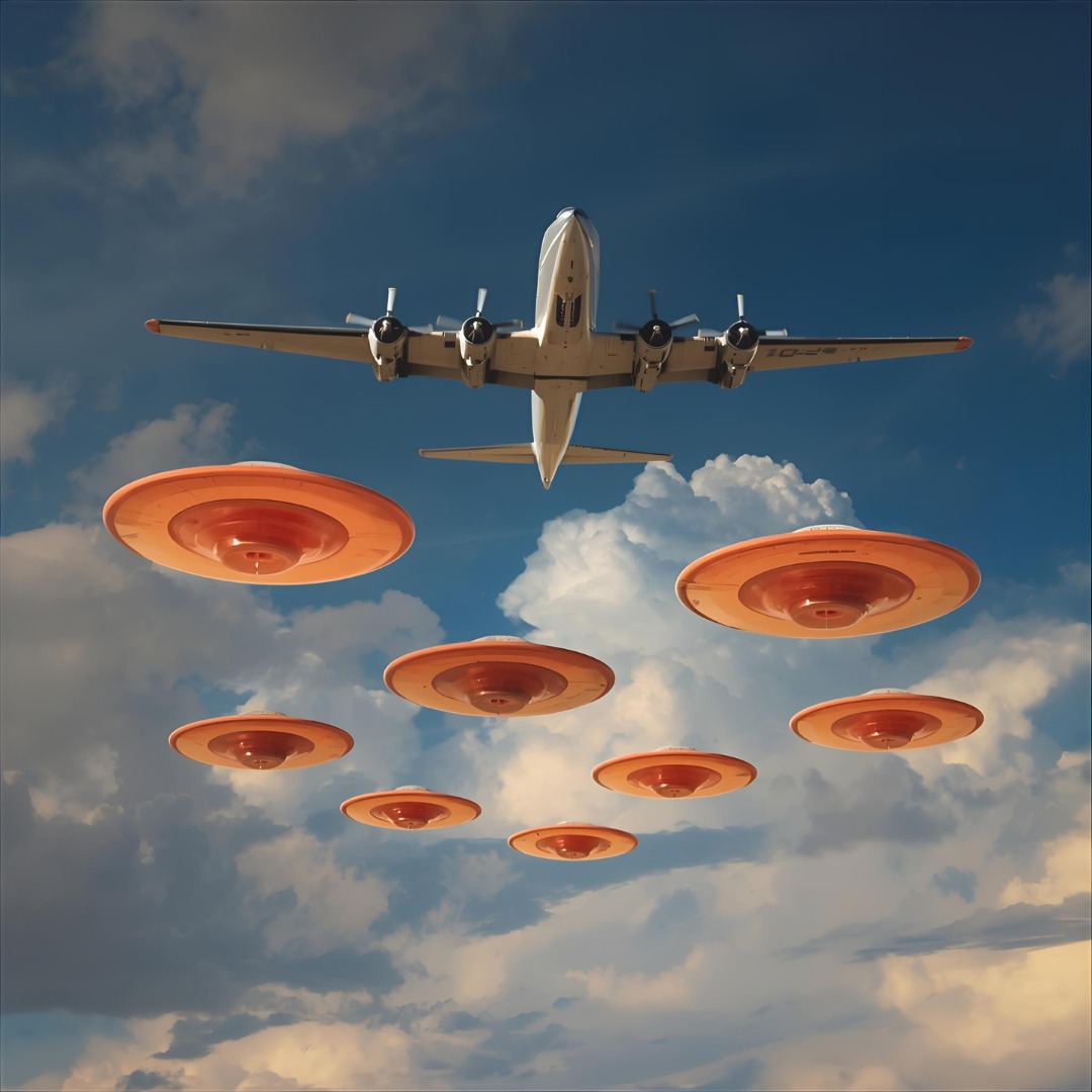 On July 14, 1952, Pan American pilots William B. Nash and William H. Fortenberry reported a UFO sighting over the Chesapeake Bay area.
While flying a DC-4 from New York to Miami, William Nash and William Fortenberry saw six reddish-orange disc-shaped UFO objects moving rapidly below their aircraft flying in formation, followed by two more UFOs that joined the group.
The pilots described the UFOs movements as flying in a "narrow echelon formation," performing coordinated aerial maneuvers, which included a "flip on edge" that occurred in perfect unison, and the formation then also rearranged itself, with five of the UFO objects sliding past the leader. Finally, the UFO group then flew off at an incredible speed in a graceful 45 degree arc. The entire event lasted only 12 to 15 seconds. The off-duty flight crew in the passenger cabin did not see the UFO objects.
#chesapeakebay #chesapeakebayufo #williamnash #williamfortenberry #ufo #uap #ufology #ufosighting #uapsighting #aliens #aliensarereal #arealiensreal #exosolariaunion