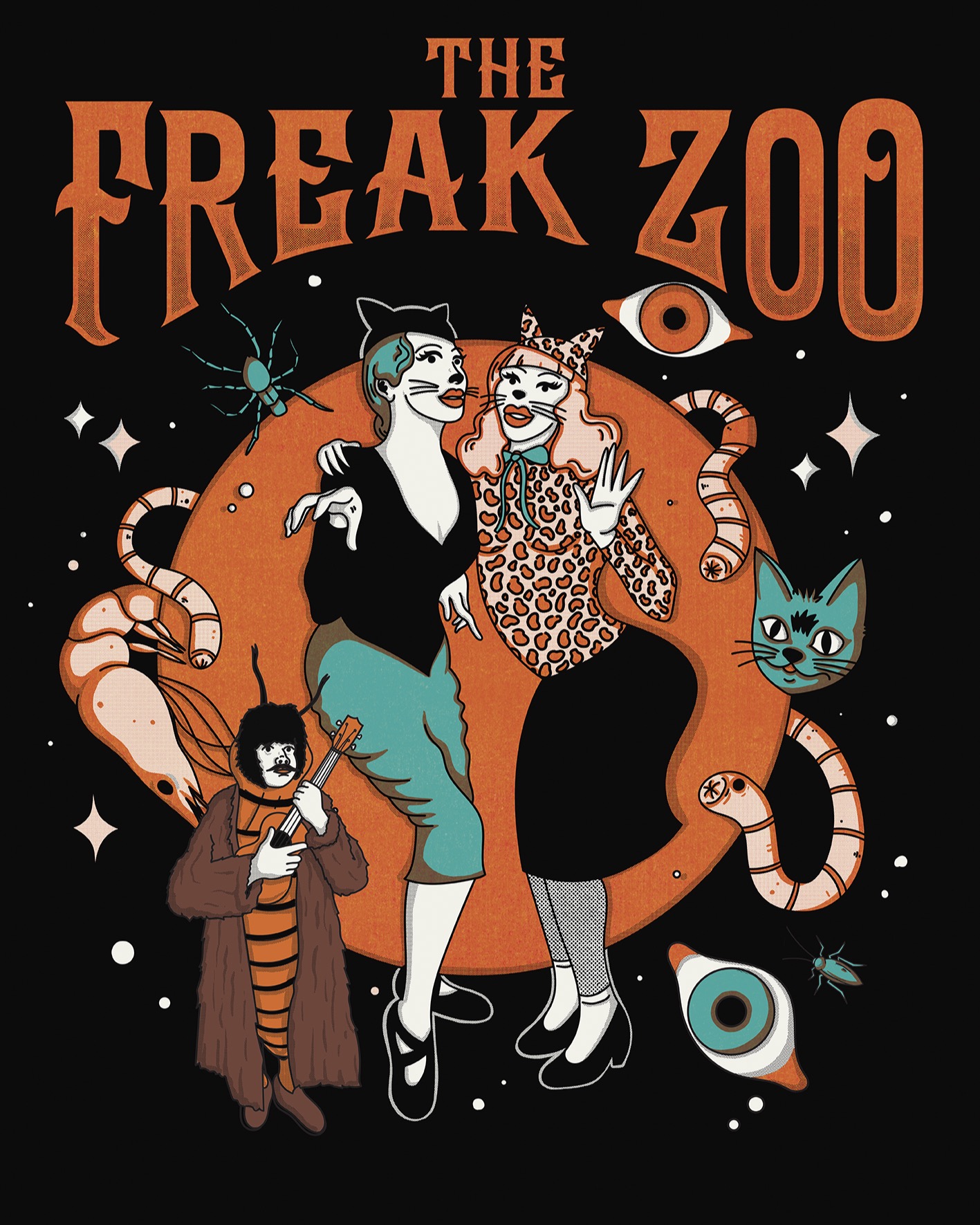 Le 4 Décembre 2025
À J-20 de Noël, foutez votre calendrier de l’Avent au feu et foncez au « FREAK ZOO » sous le château tigre du @__cirque_electrique__ !!!
Un cabaret exclusivement orchestré par des animaux recalés de l’arche de Noé : Cafards kamikazes, ours pétomane, ver de terre breakdancer, chauve-souris pyromane seront au menu.
Laissez vos gosses chez mémé ! Dinosaure strip-teaseur, abeille fétichiste et combat de chattes dans la litière feront grimper le thermostat !
Et comme on n’est pas au régime, on vous promet le traditionnel plateau de fruits de mer : homard crooner à la Sinatra, gambas lascives et bulots noyés dans la mayo.
Alors, si vous n’êtes ni arachnophobe ni allergique au poil… Venez!!
Ouverture des portes: 18H30
Spectacle à 20h
Lien billetterie dans bio 🪳
Distribution :
@juliedemont
@angelemicaux
@lallamorte
@jeanneplante
@missallanahstarr
+GUESTS
Visuel: @andysinboy ❤️🔥
#freakzoo #cirqueelectrique #chateautigre #cabaret #angelemicaux #jeanneplante #lallamorte #juliedemont #allanahstarr #andysinboy