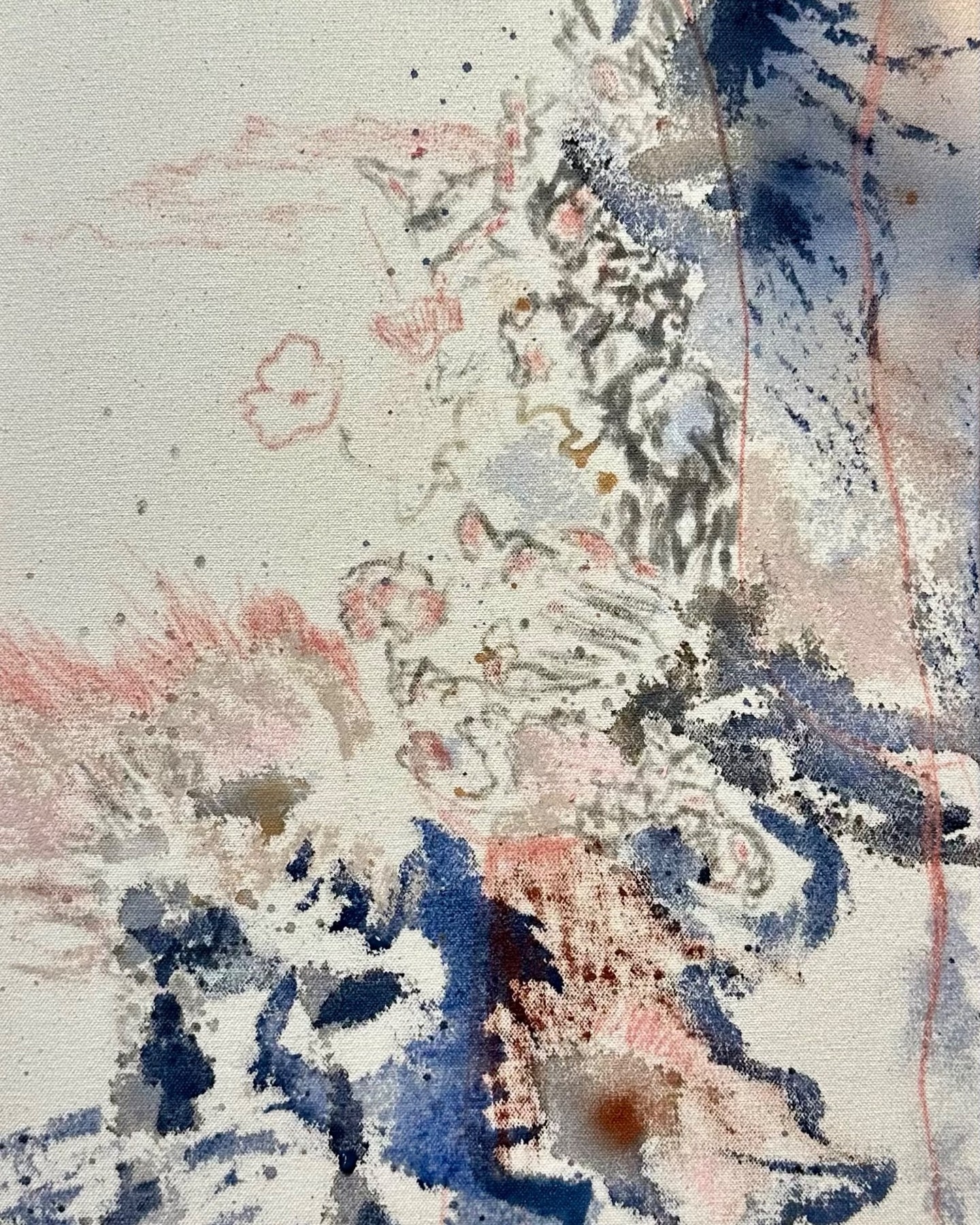 Récif
2025 | 24X12 po acrylique et bâton à l'huile sur toile brute#cyproux #abstractart #abstractpainting #artgalleries #artgallery