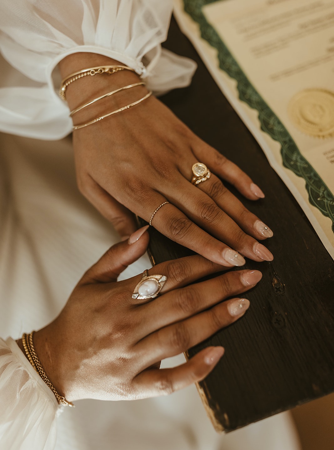 Every detail tells a story — and few speak louder than your wedding day jewelry.👏
For our radiant Bride, modern lines met meaningful legacy. She chose bold, contemporary pieces that honored her cultural heritage — a stunning fusion that felt uniquely her.
Your wedding day look should be as layered and personal as your love story. Jewelry is one of the most effortless (and impactful) ways to weave your style, roots, and soul into the day.😍
At Katie Taylor Events, we believe that true luxury lies in intentionality. From heirloom earrings to bespoke pieces, we guide our clients in crafting a celebration that feels deeply personal and impossibly elegant.❤️
✨ Curated. Elevated. Unforgettable.
Hourly Consultation Wedding Planning: @katietaylorevents21
Photography: @chelseaculpphotography
Venue: @mtwildflowerwed
Floral: @katalinafloralandco
Hair & Makeup: @dandiluandco
Ceremony & Cocktail Hour Music: @stillwaterstrings
Band: Raise the Roof | raisetheroofband.com
Catering: @zeeramt
Cocktail Hour Catering: @seize_the_tray
Dessert: @caramelcookiewaffles
Bar: @oneleggedmagpie
Accommodation & Rehearsal Dinner: @thepollardhotel
Wedding Day Stationary: @minted
Favors: @hyaliteandco
#katietaylorevents #weddingplanner #weddingplanning #weddinginspo #weddinginspiration #weddingideas #justengaged #engagedcouple #weddingvibes #weddingdetails #weddingjewelry #bridestyle #weddingdetails #weddingstyle #luxuryweddingplanner #modernwedding #timelesswedding #elegantwedding #intentionalwedding #modernweddingplanning #fineartwedding #romanticwedding #weddingdesign #weddingstyling #destinationwedding #montana #montanawedding