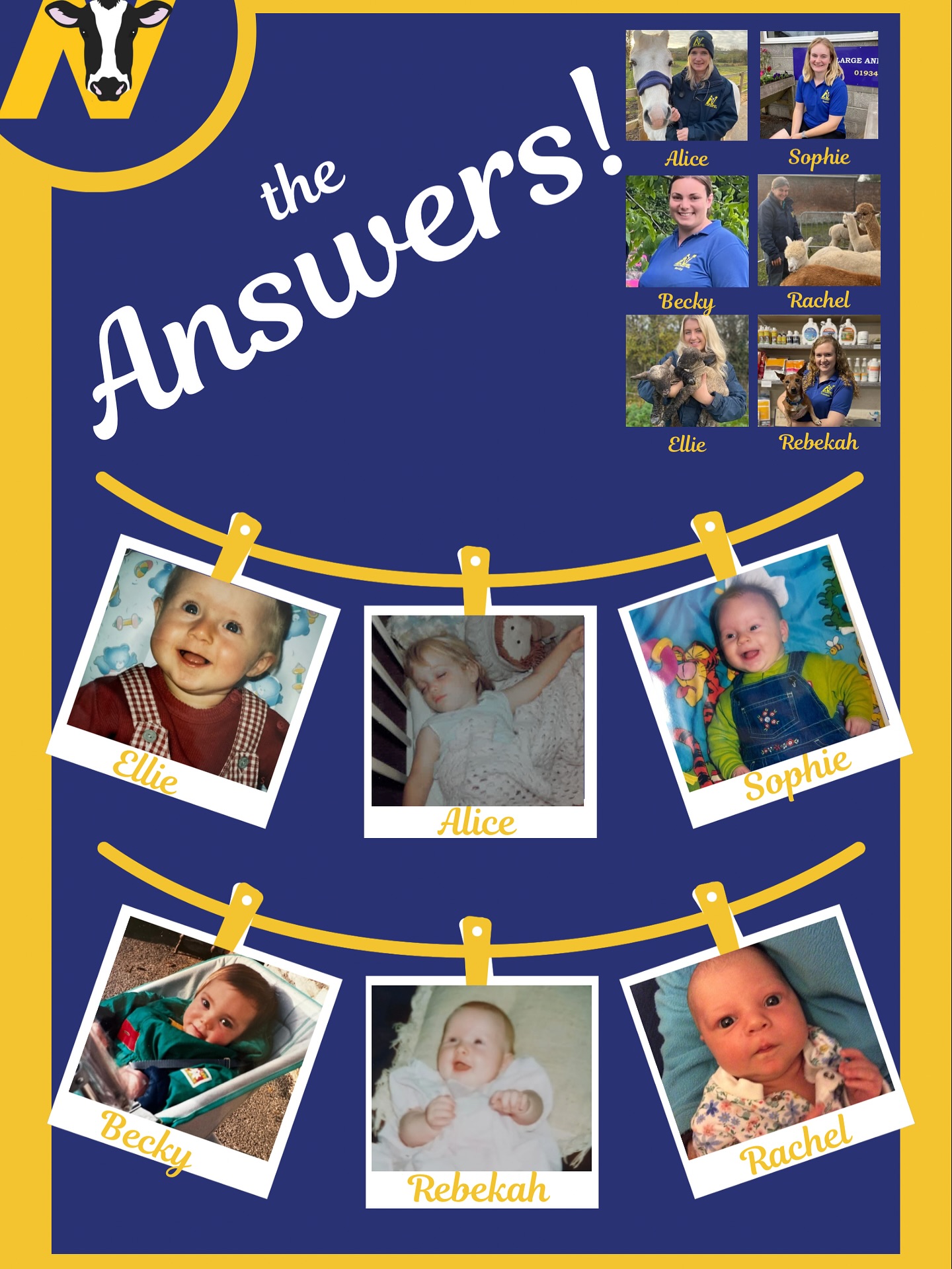 Our game of “Guess the Vet” had everyone well and truly stumped - thanks to all who took part! We only had two clients get the correct answers at the Dairy Show (without any help!) so thought it would only be fair for them to both get a prize… Congratulations to Rob Stitch and Michael Lee who have both won a selection of Selekt goodies!
Well done to Jamie Cowley too, who won our sweet giveaway - there were 118 in the calf bag and Jamie guessed 115!