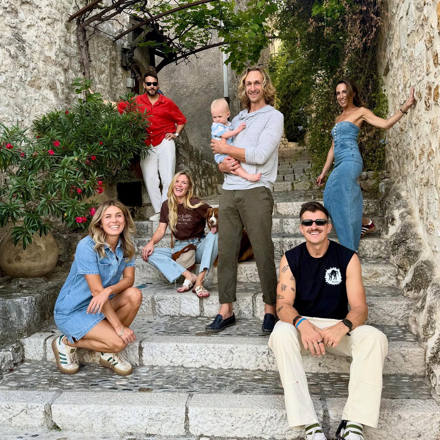 Album cover:
The Reprobates 🤪
A beautiful time visiting our fab friends in France 🍾☀️.
@anttstar & @martinjpurdy you guys have created a beautiful life for yourselves and we love you very much!
Lots of fun already. Now a 6 hour train journey to Paris with lots of work to do 👩💻before @edjackson8 big talk tomorrow 🇫🇷
Tour De La France continues 🚆