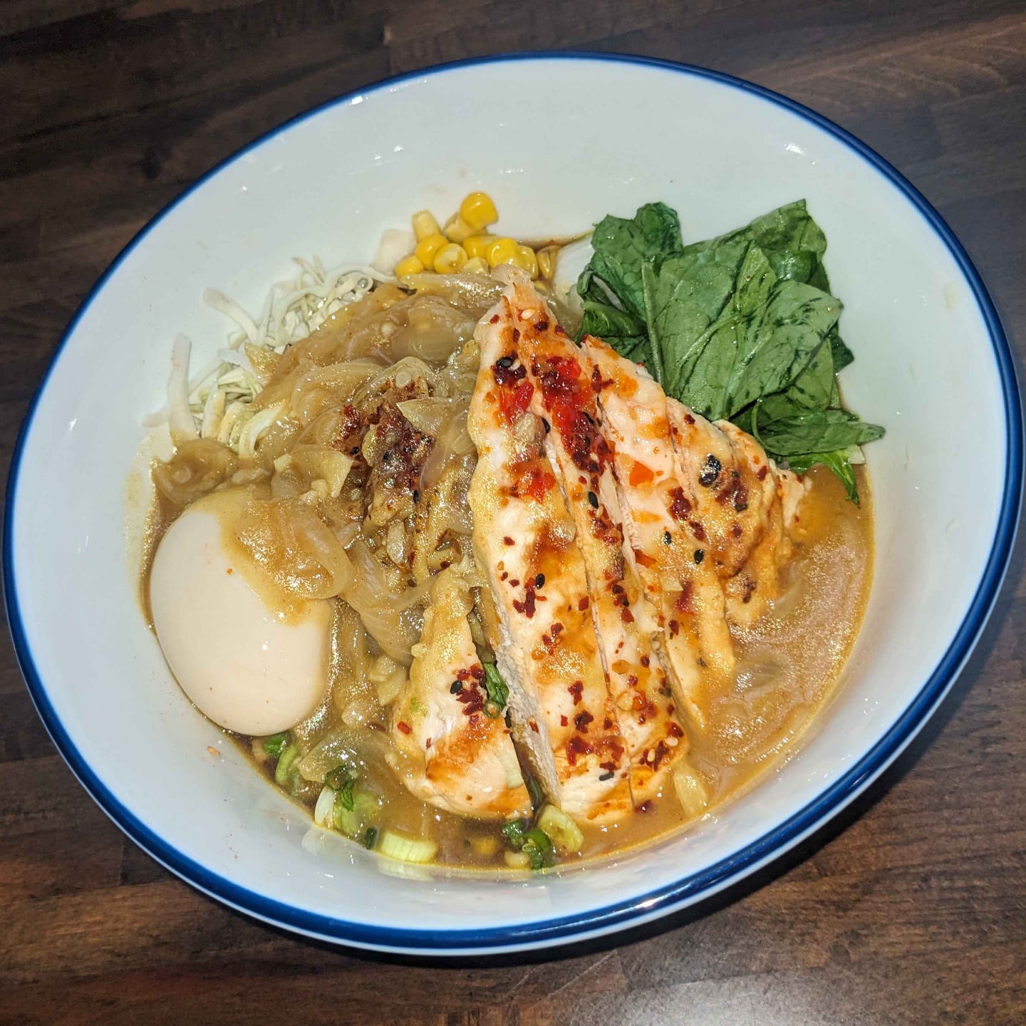 🌟 Back by popular demand 🌟
Our Golden Curry Ramen returns for a limited time! Fresh egg/wheat noodles topped with our house-made golden curry, thin shaved cabbage, bok choy, sweet corn, green onion, and a perfectly cooked, soy-marinated egg. Cozy, hearty, and full of flavor. ✨
Want to take it to the next level? Add chicken or Japanese braised pork belly. 🍜
Kitchen Hours: Wed–Sun, 5:30–8:30 pm!