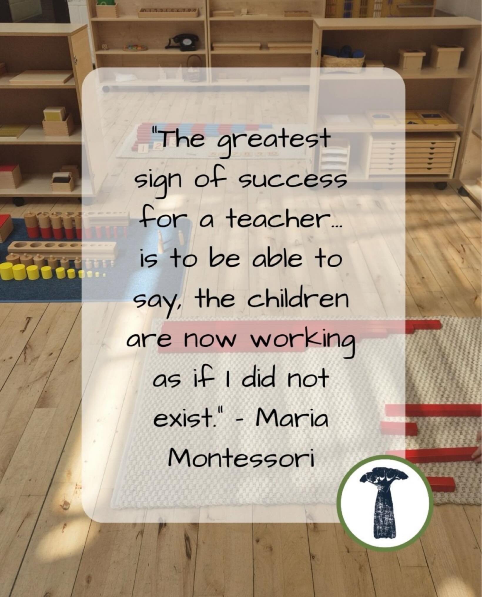 This quote perfectly captures what we aim for in our Montessori inspired classrooms. Children who are so engaged, focused, and confident that they no longer need constant direction.
Our role isn’t to control every moment, but to quietly guide, observe, and create an environment where children can take the lead.
When you step back and see a child deeply immersed in their work, choosing, concentrating, tidying, and smiling to themselves that’s when you know it’s working.
That’s the Montessori way 🤎
#montessori #earlyyearsmontessori