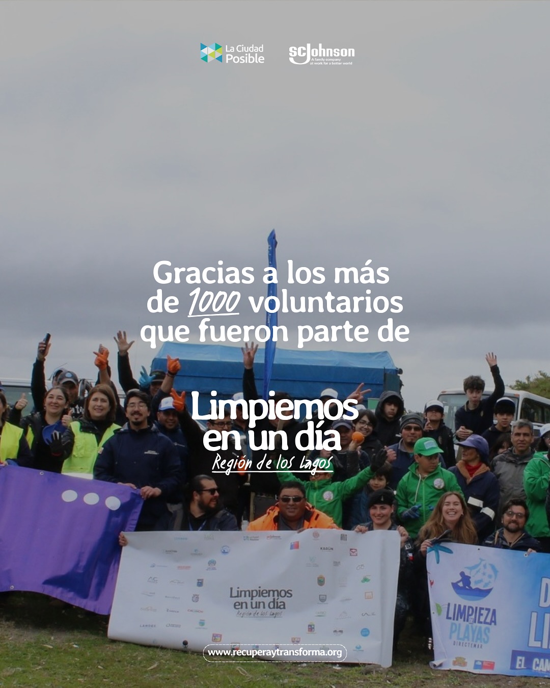 Más de 1.000 voluntarios limpiaron playas y humedales en la Región de Los Lagos 🌊
La jornada #LimpiemosEnUnDía, organizada entre municipios de la Región, La Ciudad Posible, SC Johnson, la Armada, Seremi de Medio Ambiente y organizaciones como Karün, Badinotti, AmiChile, La Red de Turberas de Chiloé y organizaciones sociales locales, movilizó a más de 1.000 personas y sumaron en su segunda versión a 54 organizaciones aliadas en 26 puntos de limpieza de 14 comunas de la región, demostrando que la colaboración y un propósito común entre sectores públicos, privados y comunitarios puede generar un impacto real en los territorios.
Parte de los residuos recolectados se transformará en nuevos productos a través de Isla Bonita, mientras que otros materiales serán gestionados por Nova Terra, Recollect y los sistemas municipales de reciclaje, impulsando una economía circular local. ♻️
Desde La Ciudad Posible reafirmamos nuestro compromiso con la acción climática, la regeneración de ecosistemas y la construcción colectiva de territorios sostenibles para un futuro más limpio. 🌎
