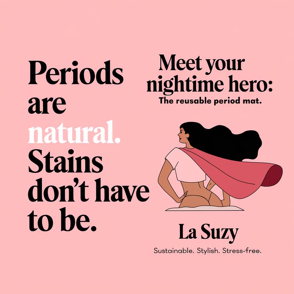La Suzy. Hassle-Free Sleep. Period.
Get yours today. Shop at www.lasuzy.co.uk.
#lasuzy