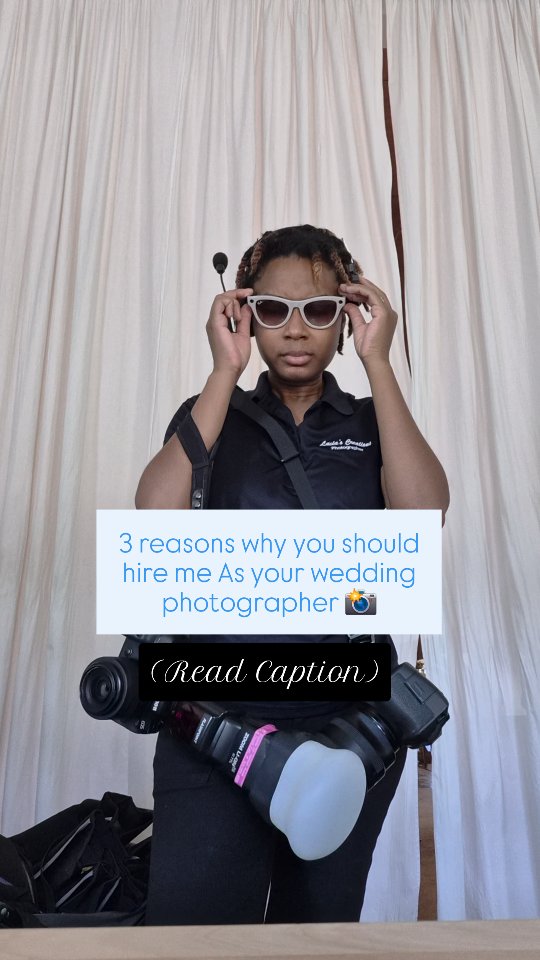 Why your should hire me As a wedding photographer?
⬇️⬇️
1. Genuine Captured Moments — No AI Filters or Fakes
I don’t rely on AI to edit or create your images. Every photo is hand-edited with care, ensuring your memories look real, timeless, and true to how your day actually felt. You’ll see real emotion — not over-edited perfection.
2. A Personal Connection From Start to Finish
I take time to get to know you and your story before the wedding day. That means your photos reflect you — your personality, love story, and all the small in-between moments that make your day uniquely yours.
3. Storytelling That Lasts a Lifetime
Your wedding photos aren’t just pictures — they’re the story of your day told through my lens. I focus on capturing the emotions, laughter, and little details that help you relive every moment for years to come.
Www.luciascreations.co
#weddings #atlantaphotographer
#luciascreations