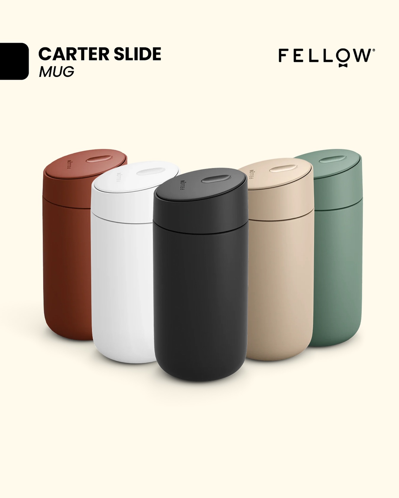 Diseño que acompaña tu ritmo diario ☕✨
La Carter Slide Mug mantiene tu café a la temperatura ideal, con un sistema deslizante práctico y un estilo que combina con todo.
🌿 Ideal para disfrutar tu café donde estés.
#fellowproducts #carterslidemug #coffeelovers