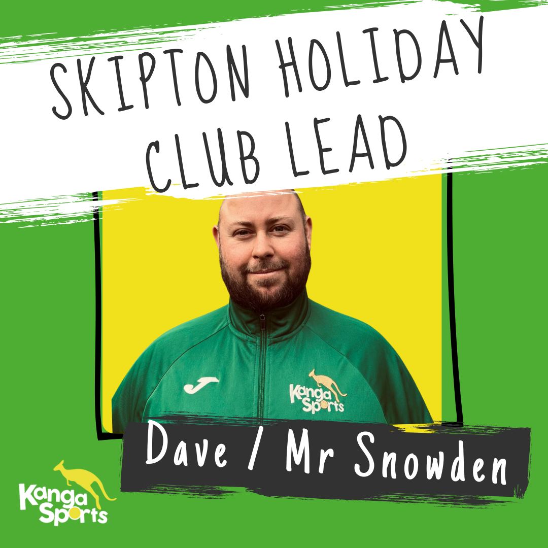 Introducing our October Skipton Holiday Club lead Dave aka Mr Snowden.
Usually in charge of our Glusburn holiday club but he's venturing up the road to Skipton as our usual Skipton lead is having a well earned holiday.
A core member of the Kanga team, working with children across the Bradford and Craven area during term time. His main responsibilities include:
Delivering important mentoring sessions to children who need a role model and someone they can trust
Leading PE sessions at a range of schools, including in nursery settings
Running our ever-growing Kanga Tots sessions
And, of course, leading our exciting holiday clubs!
Outside of work, Dave loves spending time with his family on new adventures. He’s also First Team Captain for Sutton in Craven Cricket Club and plays football for a local charity team, Craven For Change.
We've got a spooktackular line up of events this half term, and Fancy Dress Friday is making a return as Halloween falls on our FUN FRIDAY 👻
Come and join the fun:
https://zurl.co/Li3NA