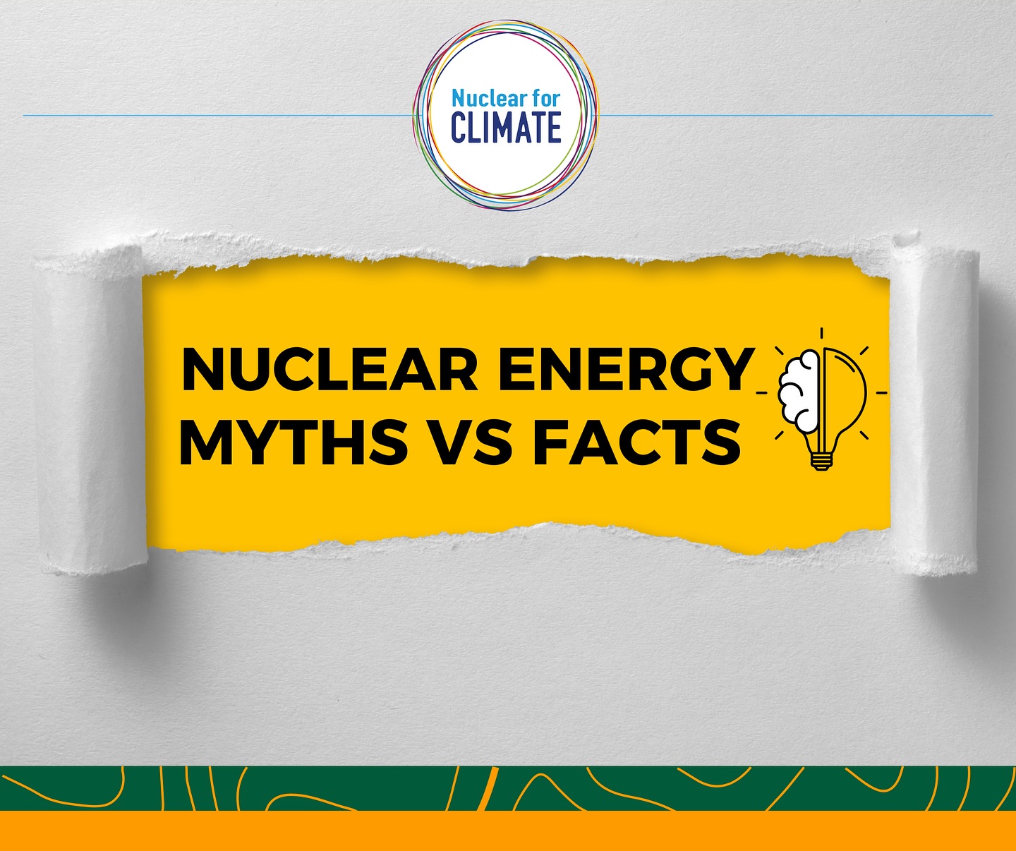 ⚛️ Nuclear Myths vs Facts – Episode 5
Myth #7: Nuclear energy produces only a small amount of energy
✅ Fact: Nuclear energy is a major contributor to global electricity production.
According to the International Energy Agency, nuclear power supplies about 9% of the world’s electricity.
With 439 operable reactors across more than 30 countries, it delivers large-scale, low-carbon energy — consistently and reliably.
While renewables are growing fast, nuclear plays a key role in providing baseload electricity that complements intermittent sources like wind and solar.
🔗 Source: International Energy Agency – Status of Nuclear Energy (2024)
👉 iea.org : https://www.iea.org/
👉 Follow us for more science-based mythbusting around nuclear and clean energy.
#NuclearEnergy I #MythsVsFacts I #CleanEnergy I #EnergyMix I #ClimateAction I #NuclearForClimate