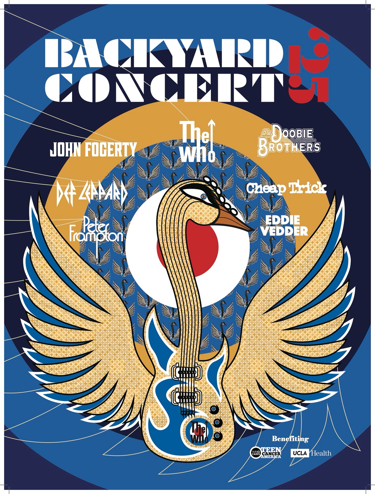We’d like to give a special shoutout to the brilliant designer Melanie O’Patry @mopatry who created the incredible branding for this year’s 2025 Backyard Concert – her work captured the magnitude of this event beautifully. This was an unforgettable night that brought together rock legends for an important milestone and vital cause, raising over 6 million dollars for Teen Cancer America and the UCLA Health Center.
@teencanceramerica @uclahealth