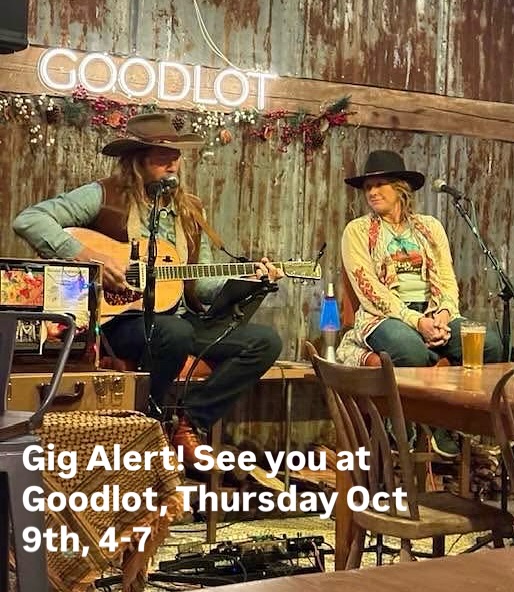 Gig alert. See you Thursday 4-7 at @goodlot.beer #singersongwritter #rootsmusic #altcountry #americana #70saesthetic