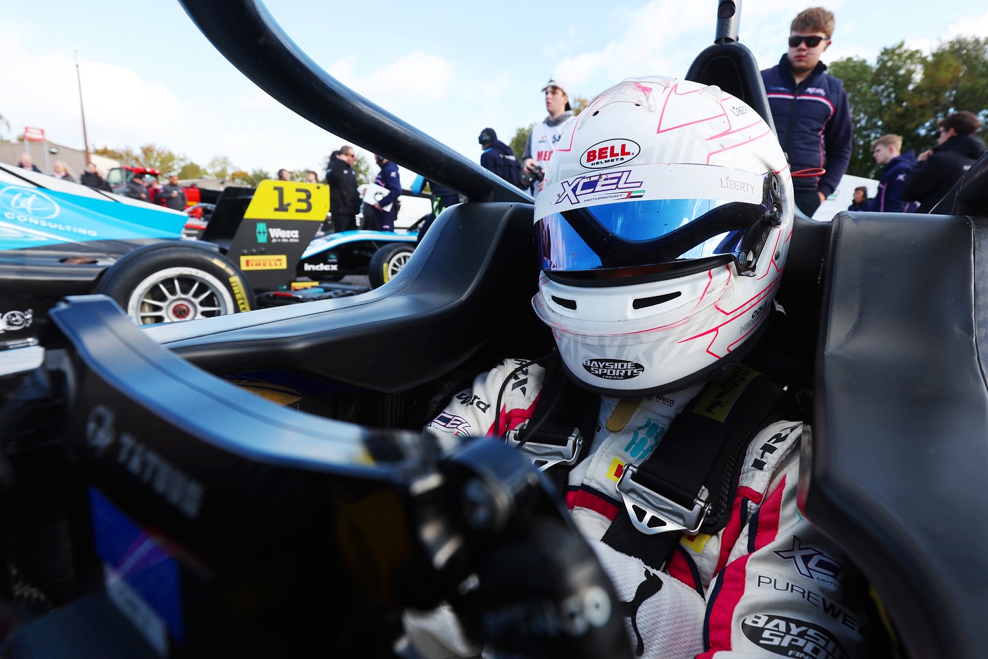Strapped in and ready for the final British F4 race day of 2025! 🤝
#xcelmotorsport #britishf4 #brandshatch