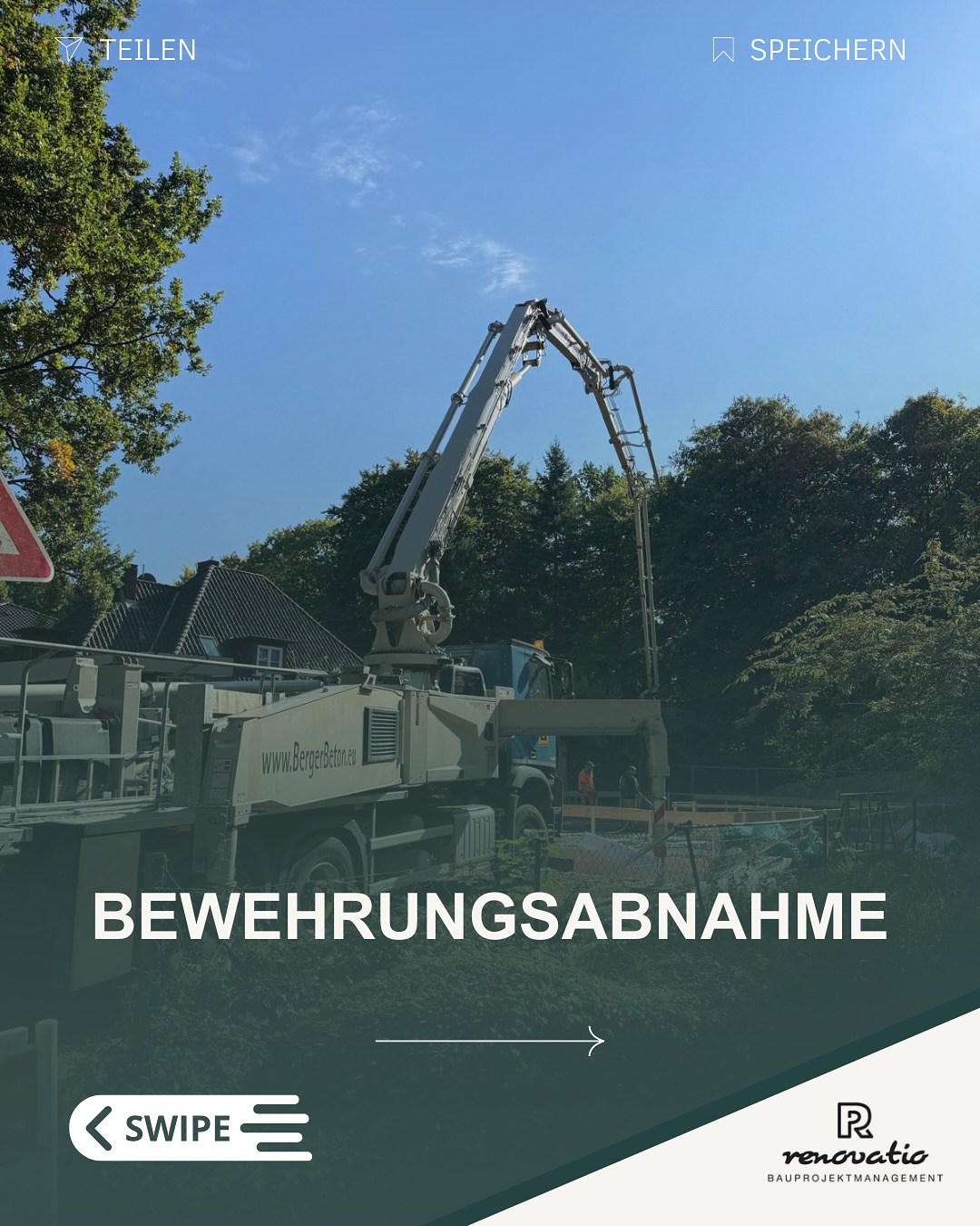 Bewehrungsabnahme
Vor dem Einbringen von Beton wird geprüft, ob die Bewehrung korrekt verlegt ist. Dazu gehören Position, Abstände, Durchmesser, Befestigungen und Betondeckung. Auch Rohrdurchführungen oder Mehrspartenhauseinführungen werden kontrolliert. Ziel: Tragfähigkeit sichern und spätere Probleme vermeiden.
Ort: Hamburg Osdorf
#Hausbau #Einfamilienhaus #Baustand #Bauen #Kellerdecke #Bewehrung #Rohbau #Baufortschritt #Bauherren #Betondecke #Baustelle #Baudokumentation #Bauplanung #neubau #bauueberwachung #einfamilienhaus