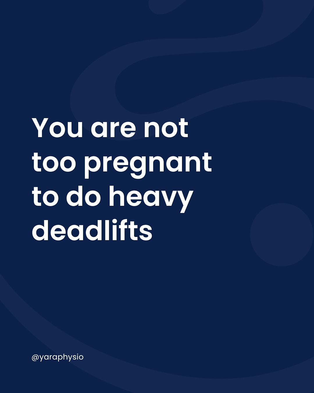 You need someone who knows how to help you keep training at that intensity.
I work with active women who want to keep training hard during pregnancy, beyond just « staying active, » but actually THRIVE in the gym while preparing their body for birth and postpartum.
If you’re squatting, deadlifting, or just trying to figure out what’s still safe for you, I’ve got you.
DM me « STRONG » to learn more about 1:1 coaching.
#pregnancyworkout #pregnancyfitness #pregnancytraining #prenatalworkouts #fitpregnancy #pelvicfloorphysio #montreal #pregnancytips #strengthtraining #pregnantandstrong #activemama #momswholift