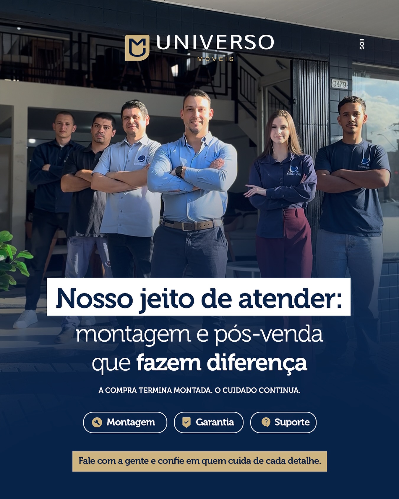 Na Universo Móveis, o atendimento não termina no caixa.
Tem equipe própria de montagem, horário combinado, instalação feita com cuidado e um pós-venda prestativo para qualquer ajuste que você precise.
É assim que transformamos a compra em uma experiência completa.
Quer montar seu projeto com quem cuida de cada detalhe? Fale com a gente.
📍Rua Paraná, 3479 – Centro
📲 (45) 99818-7287
#UniversoMóveis #Atendimento #Montagem #PósVenda #CascavelPR #Móveis #ExperiênciaDoCliente