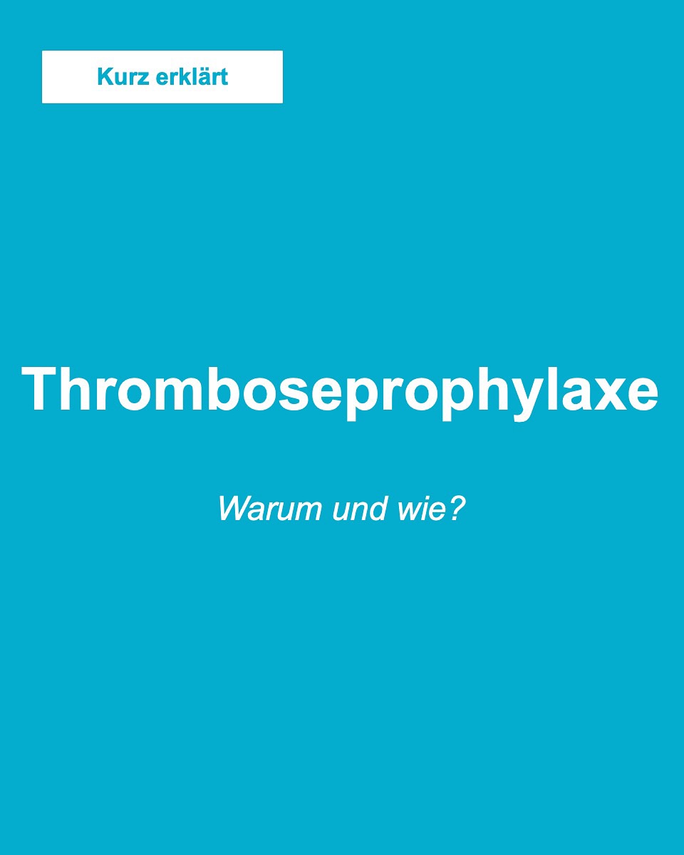 Kurz erklärt - Thromboseprophylaxe ##knie #knieverletzung #knieschmerzen #arthroskopie #kreuzband #knieexperte #gelenke #operation #orthopaedie #knieoperation #profniemeyer #reha #rehabilitation #physio #arthrose #gonarthrose #meniskus #meniskusriss