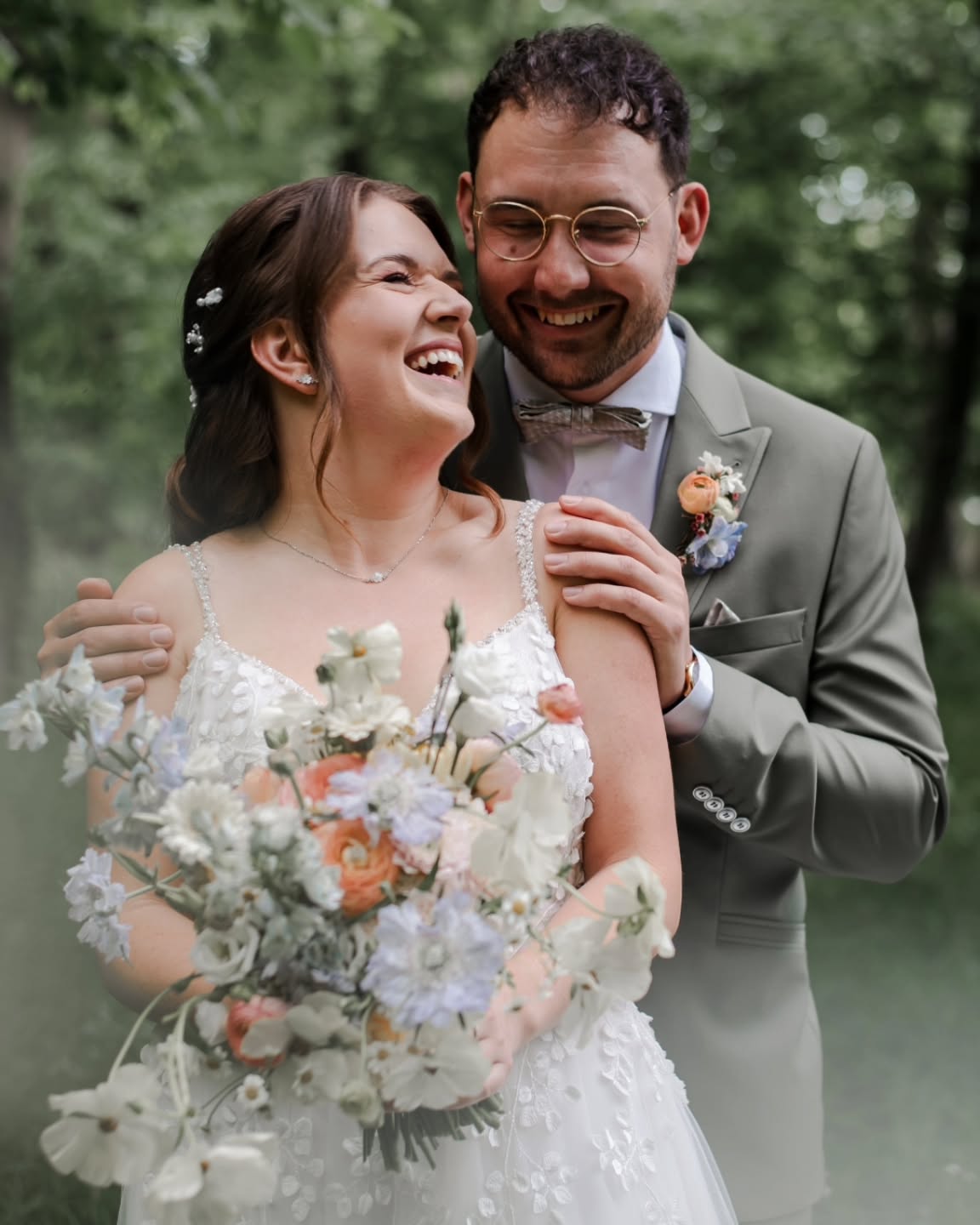 They were enchanted...
What a wonderful 2 days I was allowed to photograph these two on their big day(s). So much love and happiness. Beautiful decorations, well though of details, a thunderstorm during the heartfelt ceremony and sunshine in between.
More to come another day.
#summerwedding #wedding #love #happiness #weddingphotography #nature #pastels
