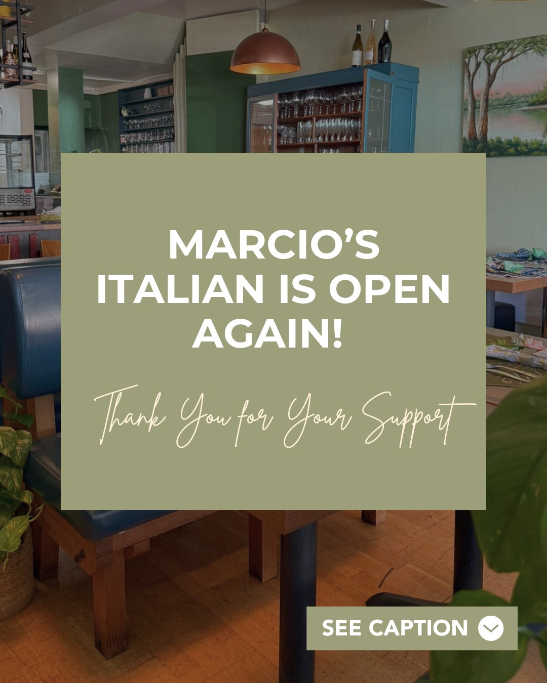 🇮🇹 We’re Back and Open Again! 🇮🇹
A huge thank you to all our wonderful customers for your patience and understanding while we were closed. Marcio’s mum has been very unwell, and he needed to travel abroad to be with her during this difficult time ❤️
We’re truly grateful for all your kind messages and support – it’s meant the world.
But now… we’re back! 🙌
The doors are open, the kitchen’s fired up, and we can’t wait to welcome you all again for great food, good wine and that warm Marcio’s atmosphere you know and love.
📍 Márcio’s Italian, Castle Road Bedford
📅 Book your table now and come say hello!
www.marciositalianrestaurant.co.uk
#MarciosItalian #BedfordEats #SupportLocal #FamilyRunRestaurant #ItalianFoodLovers #BedfordRestaurant #EatItalian #BackOpen #ThankYou #CommunitySupport