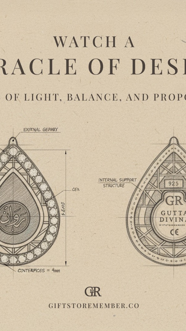 Gutta Divina / A Miracle of Design.
Between human precision and divine mystery,
a form appeared... silent, perfect, inevitable. #personalizedjewelry #luxuryjewelry #personalizedjewelry