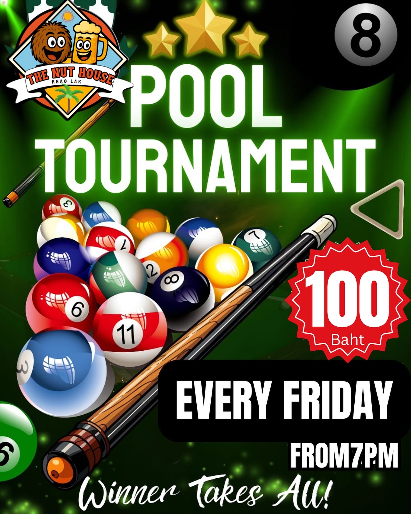 🔥 ITS FRIDAY @ THE NUT HOUSE KHAO LAK 🔥
Friday nights aren’t just a plan — they’re a tradition.
🎱 Pool Comp (everyone welcome)
🍺 Ice-cold beers & GREAT cocktails
🍔GREAT food and snacks
🎵 Tunes that hit just right
😂 BIG laughs & memories made every time
📍The Nut House Khao Lak
https://share.google/iqWKKpE43BNXs6ai3
👉 www.thenuthousekhaolak.com
🕺Round up your tribe and get where you belong — EVERY FRIDAY at The Nut House Khao Lak.
Let the weekend begin! 🙌
#KhaoLakNightlife #KhaoLakBars #KhaoLakFun #BangNiang #LiveItUpKhaoLak #NightOutKhaoLak #TheNutHouseKhaoLak #fridayvibesthailand