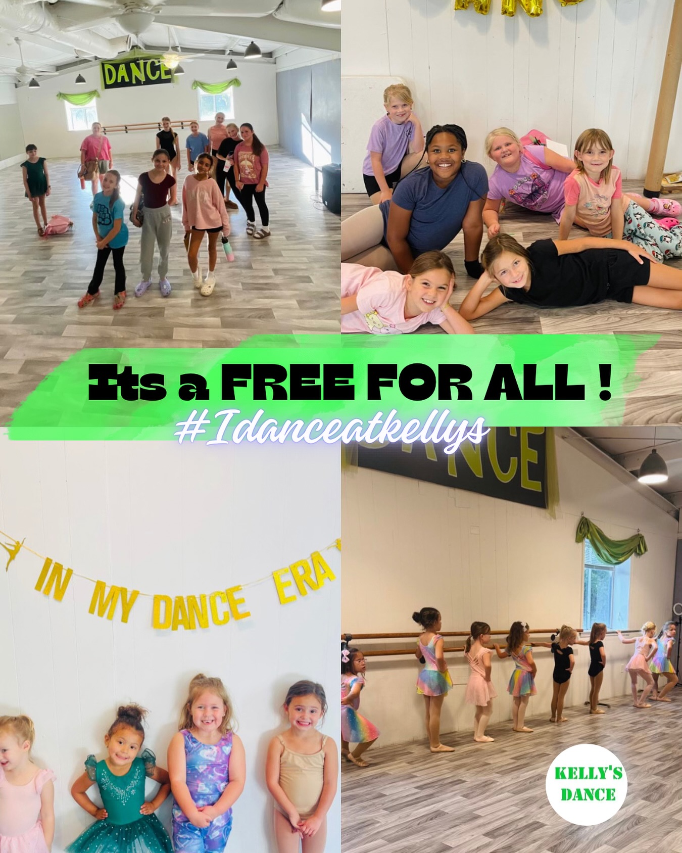 It’s our FREE FOR ALL week! Students 5 and up can try any class, every class for FREE. Check the schedule at
www.kellysdancesummerville.com
#kellysdance #idanceatkellys #season18 #kdsfamily #summervilledance #summervilledancestudio #summervillemoms #summervillekids #summervillesc #summerville