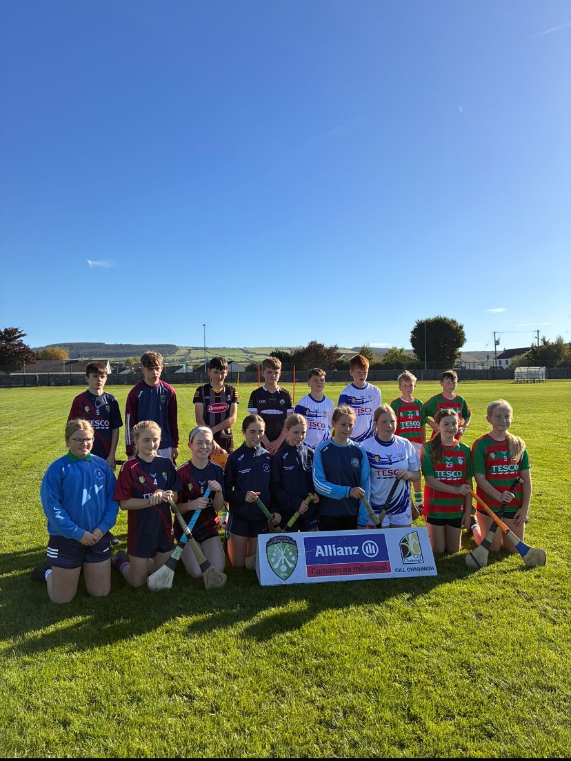 Well done to the boys and girls who represented the school at the skills challenge this week in Ballyragget . They will go forward to the next stage and play in Nowlan Park at the semi finals on Sunday .